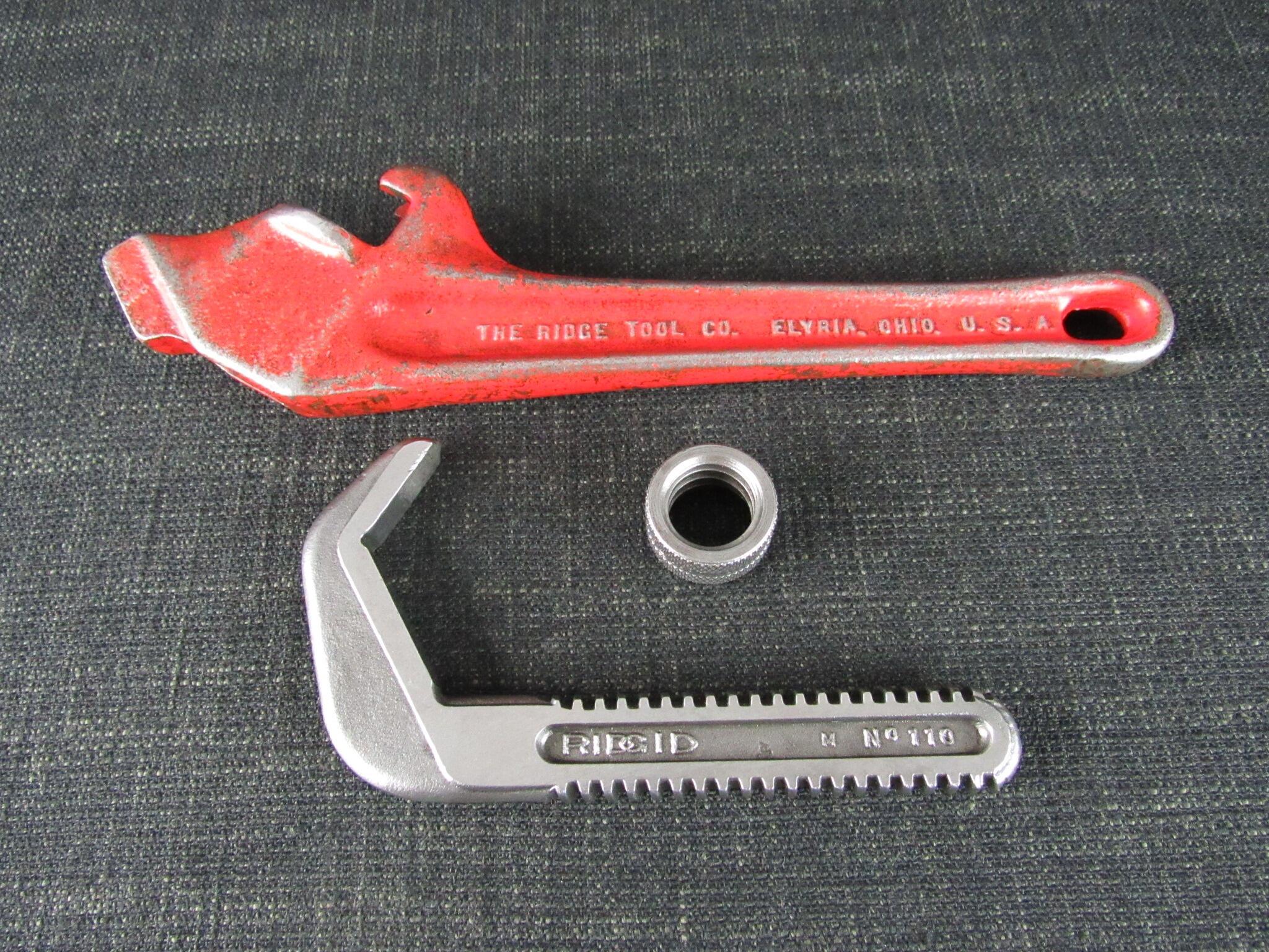 RIDGID E 110 Adjustable Wrench - Spanner - Pipe Wrench