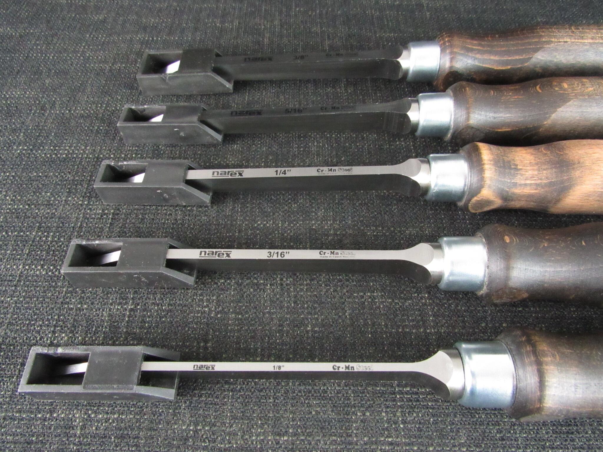 5 NAREX Mortice Chisels
