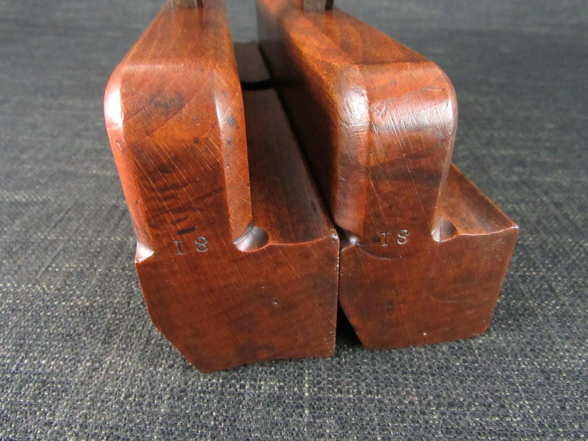 Pair of JOHN GREEN No 18 Hollow & Round Moulding Planes