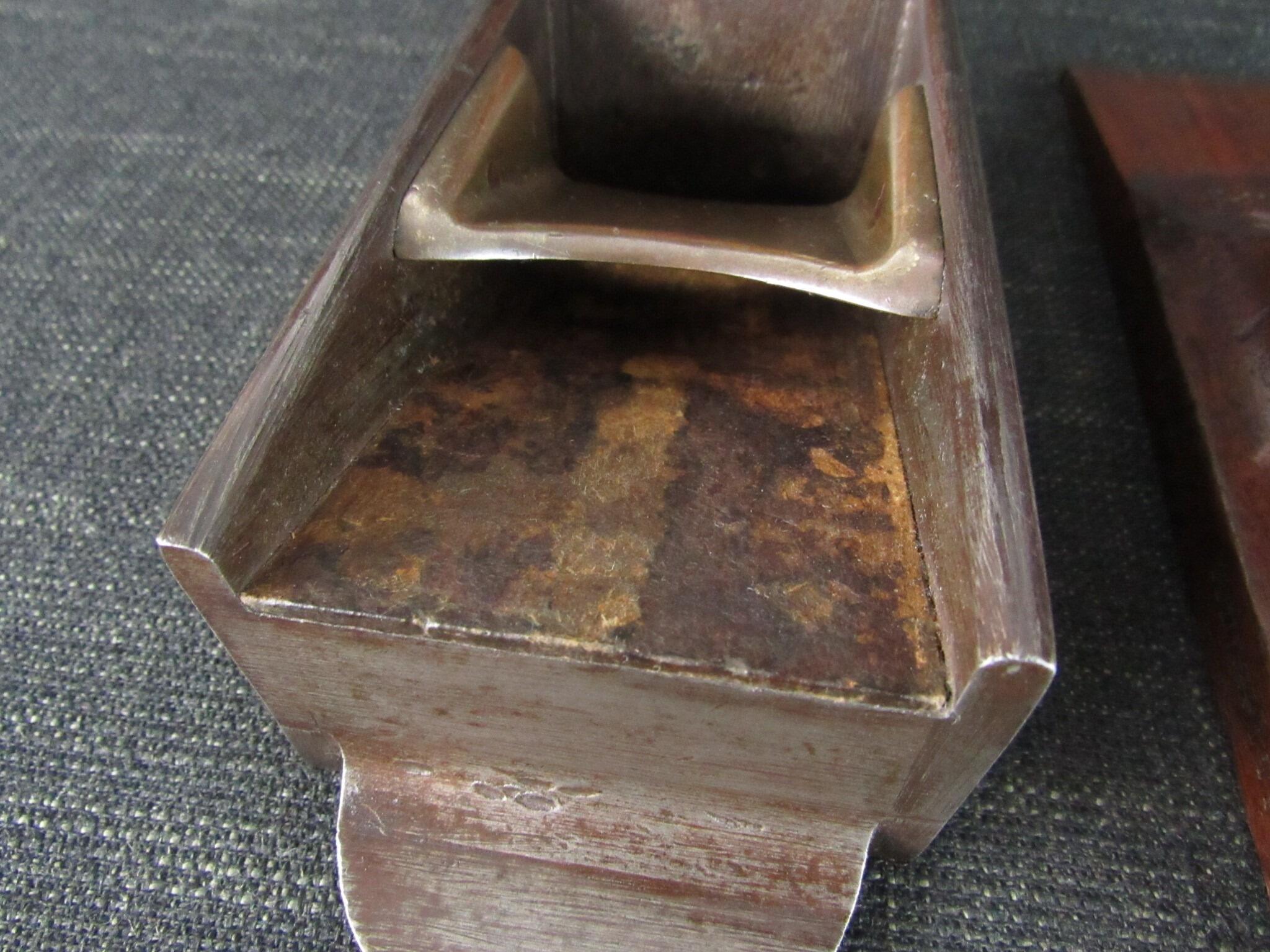 Unusual Heavy Antique Mitre Plane