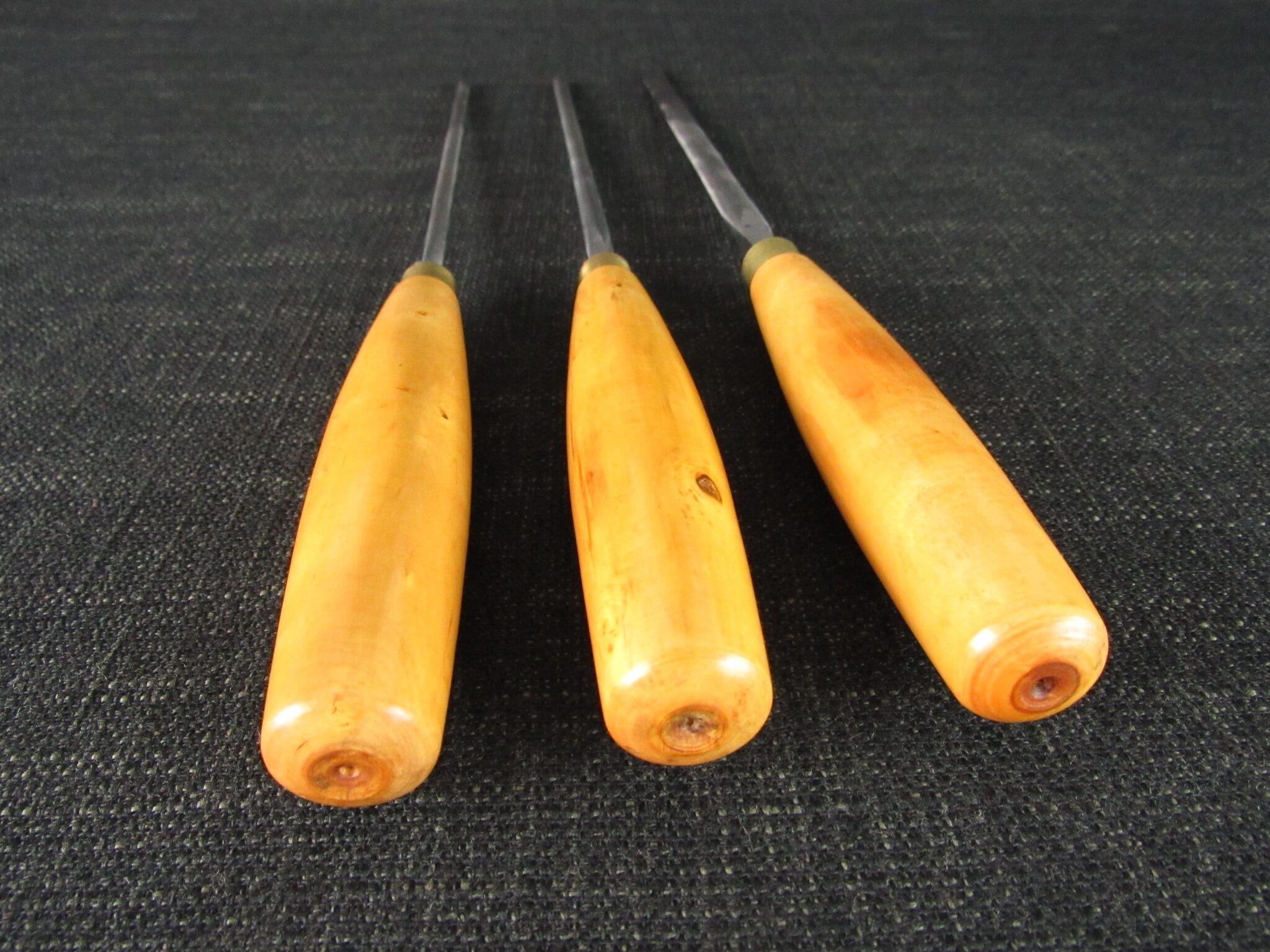 3 ASHLEY ILES Paring Gouges