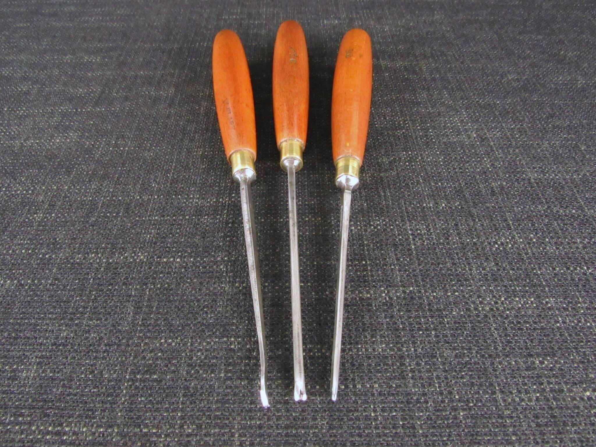 3 Slim MARPLES Carving Tools
