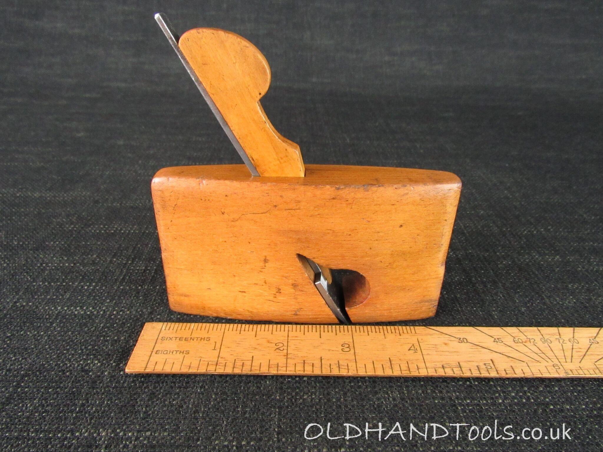 Wooden Thumb Plane with Boxwood Wedge