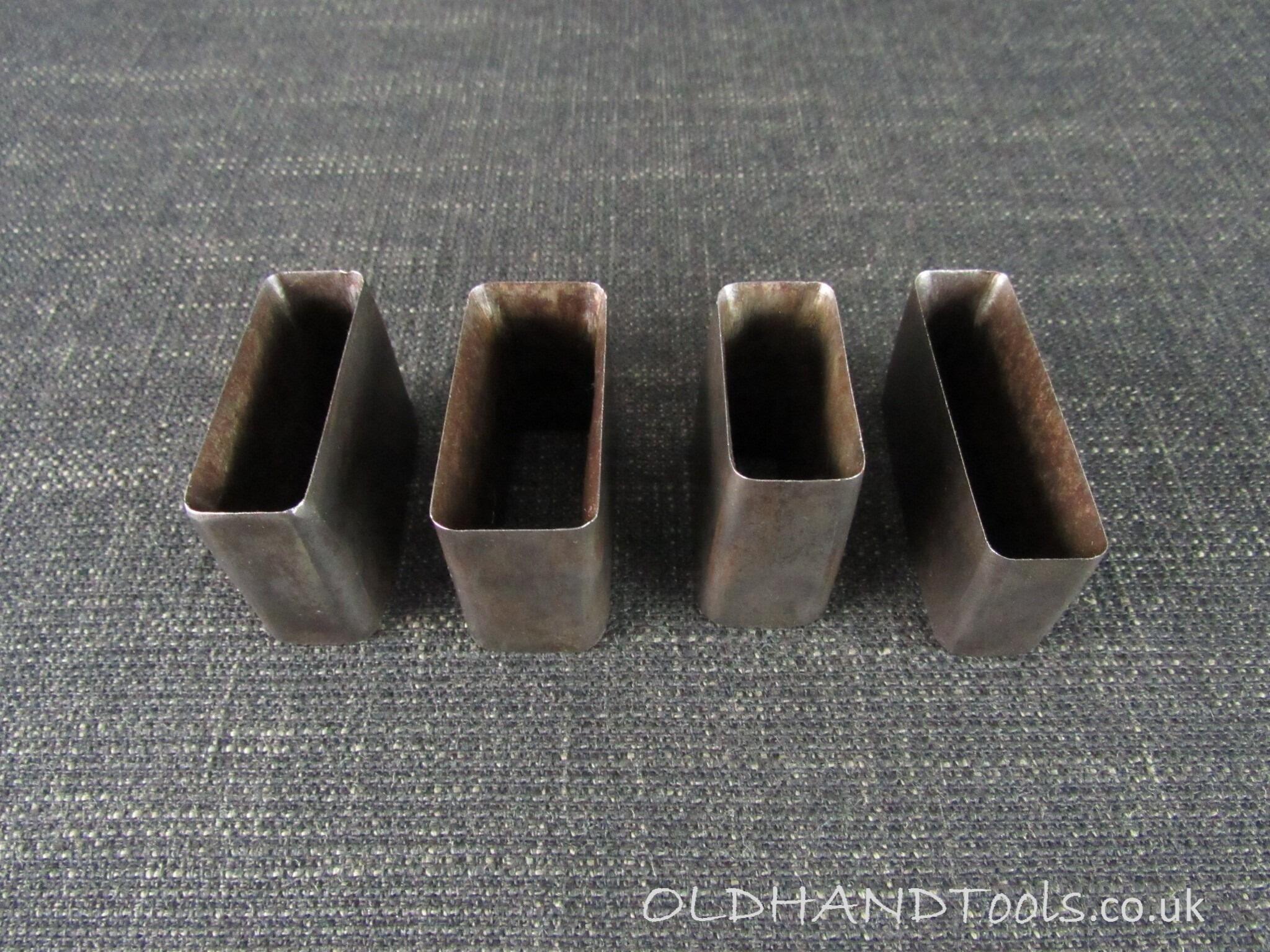 4 Vintage Leather Cutting Dies or Punches - J LEE