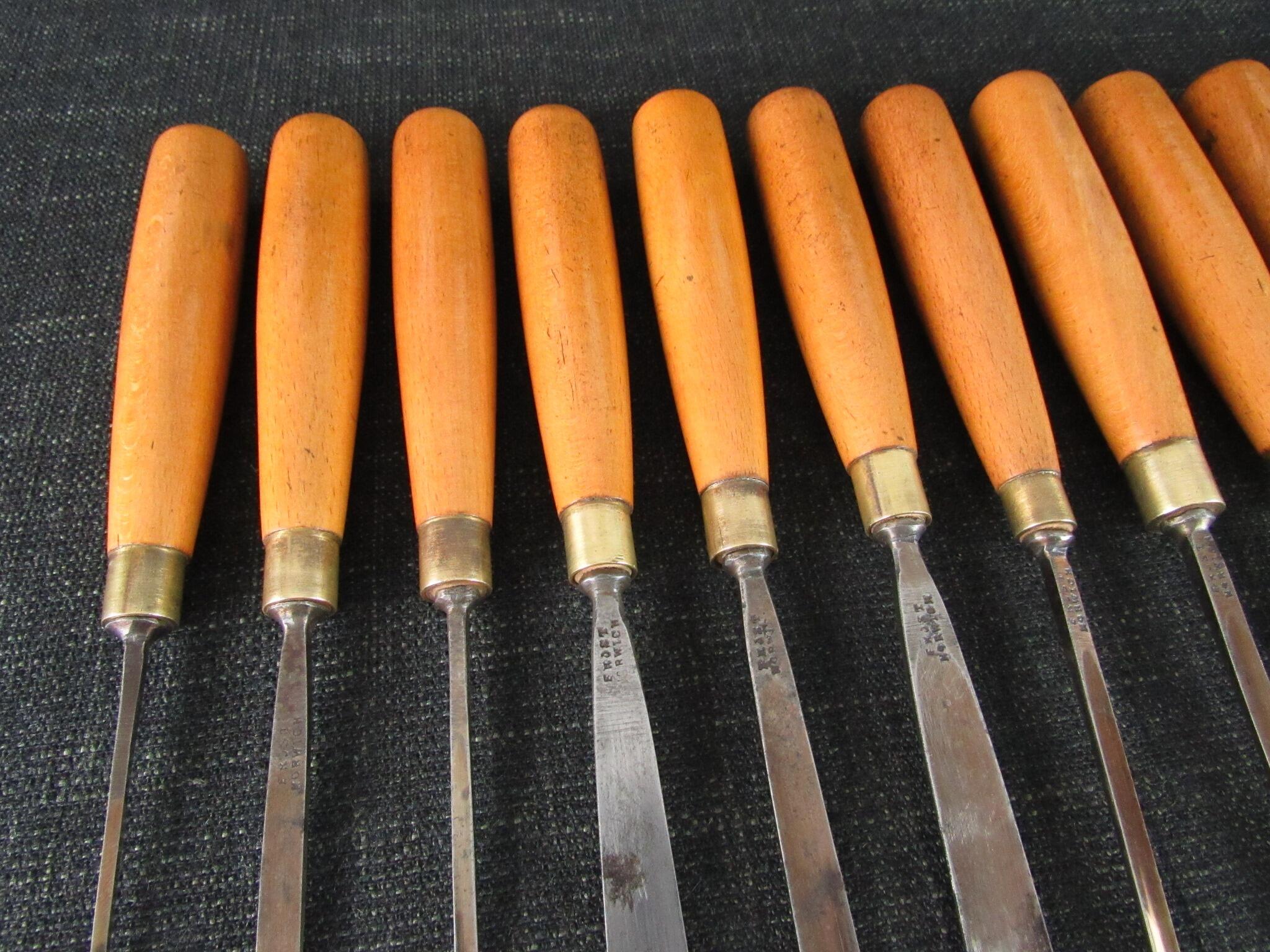 16 FROST of Norwich Carving Tools