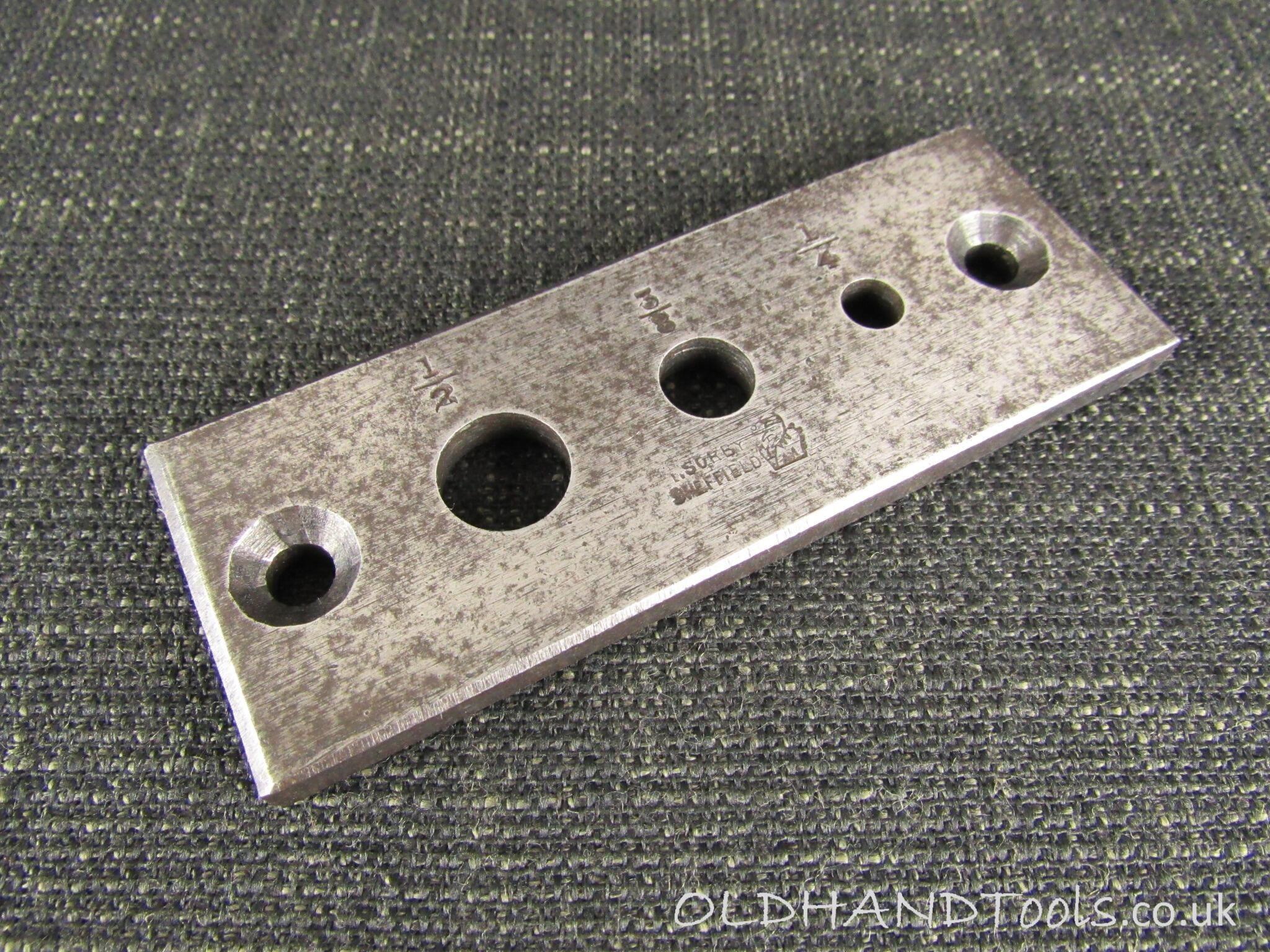 SORBY Cast Steel Dowel Plate *SOLD*