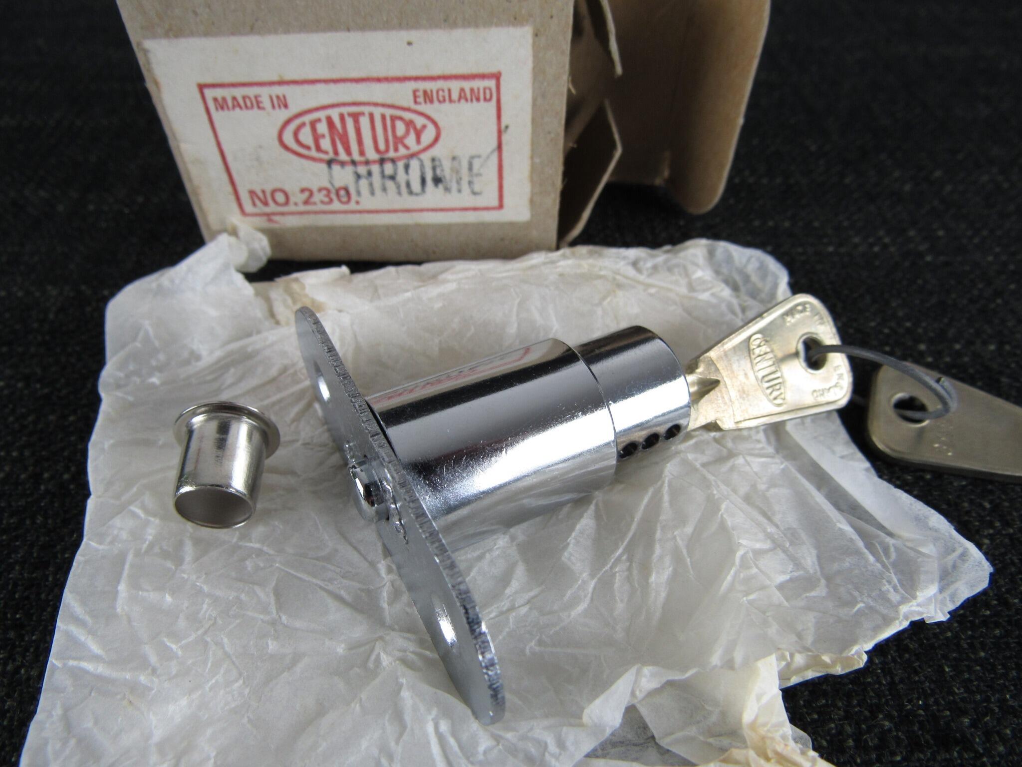 CENTURY 230 Push Lock - New Old Stock