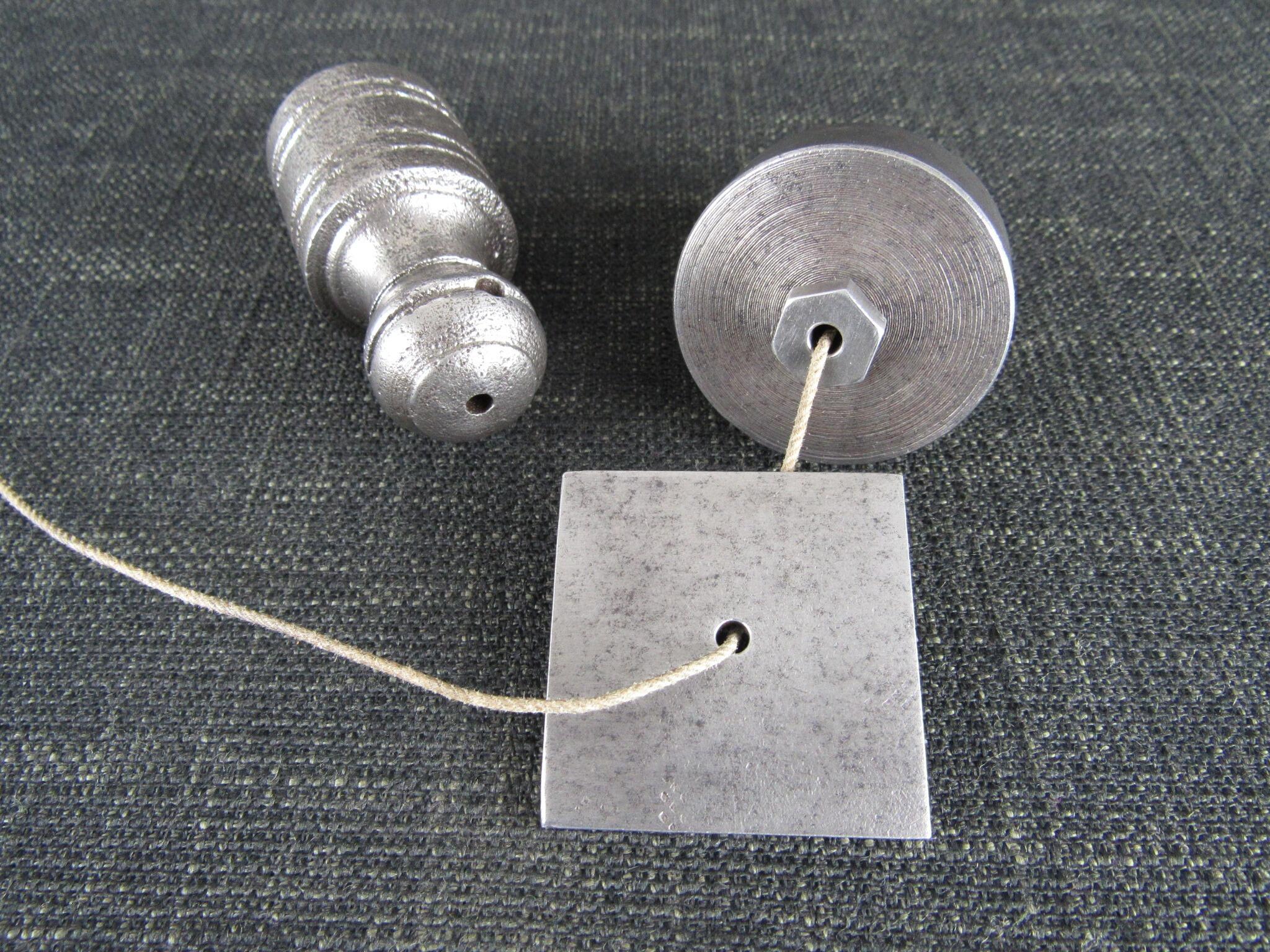 2 European Plumb Bobs