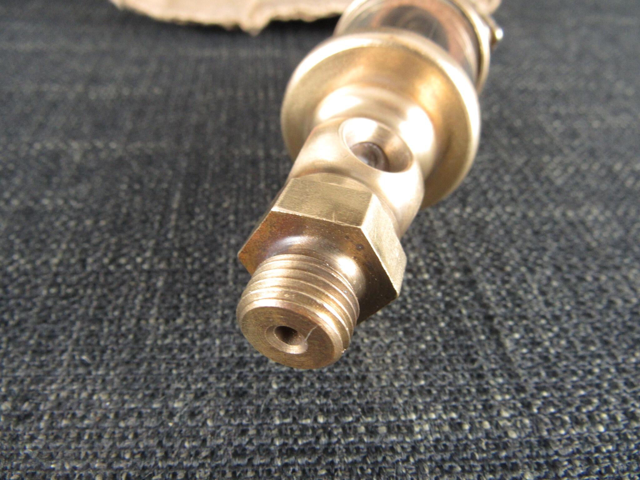 Brass Drip Feed Lubricator - New Old Stock