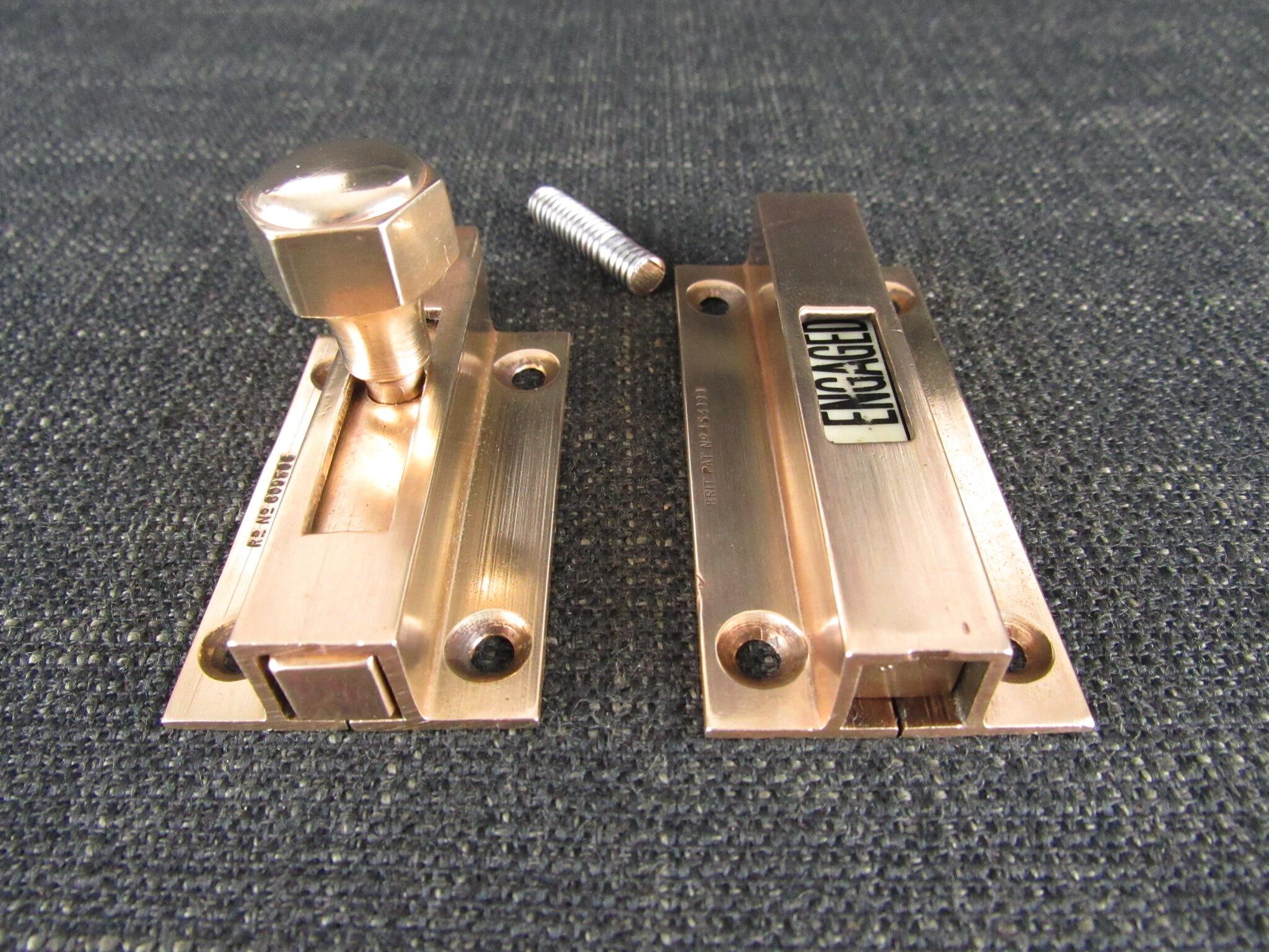 Vintage Patent Brass Indicator Bolt