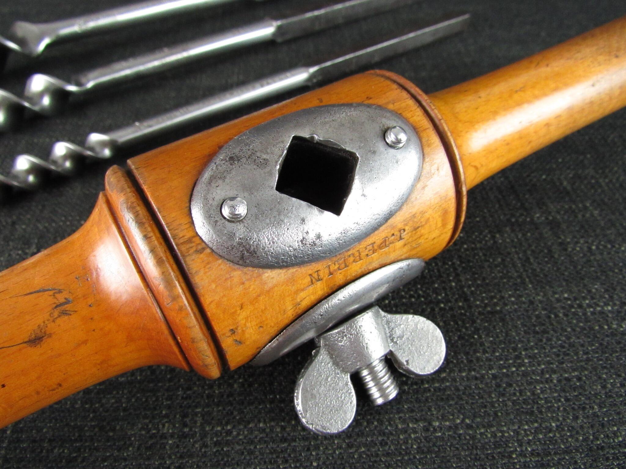 Universal Auger Handle with 3 Patent GILPIN Auger Bits