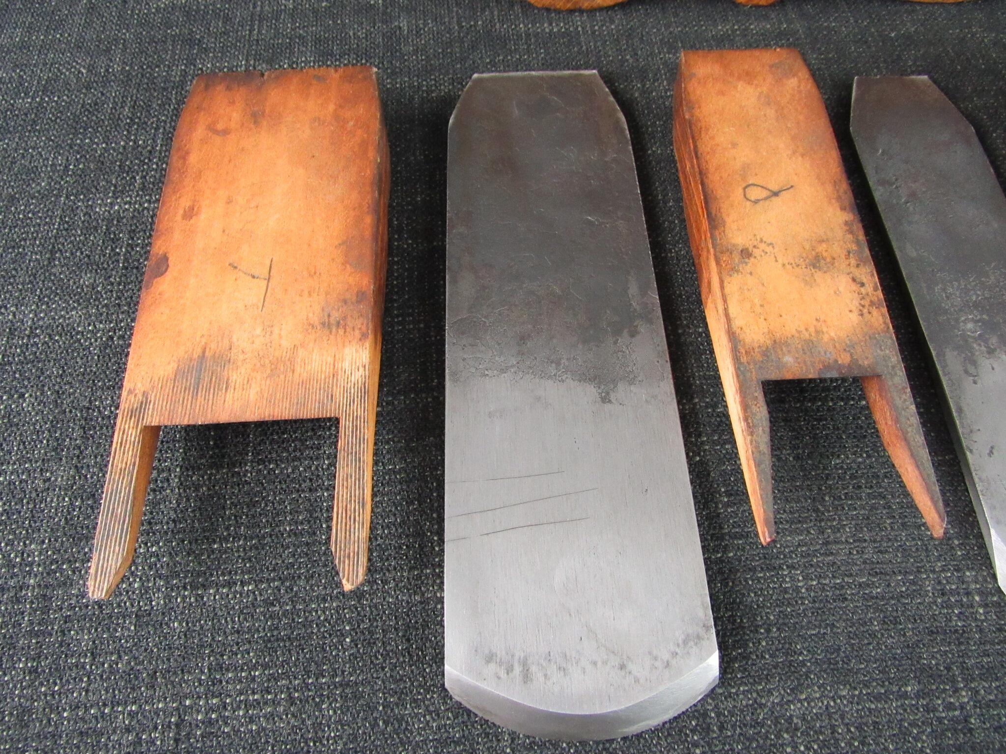 Rare Set of 3 SORBY Gutter Planes