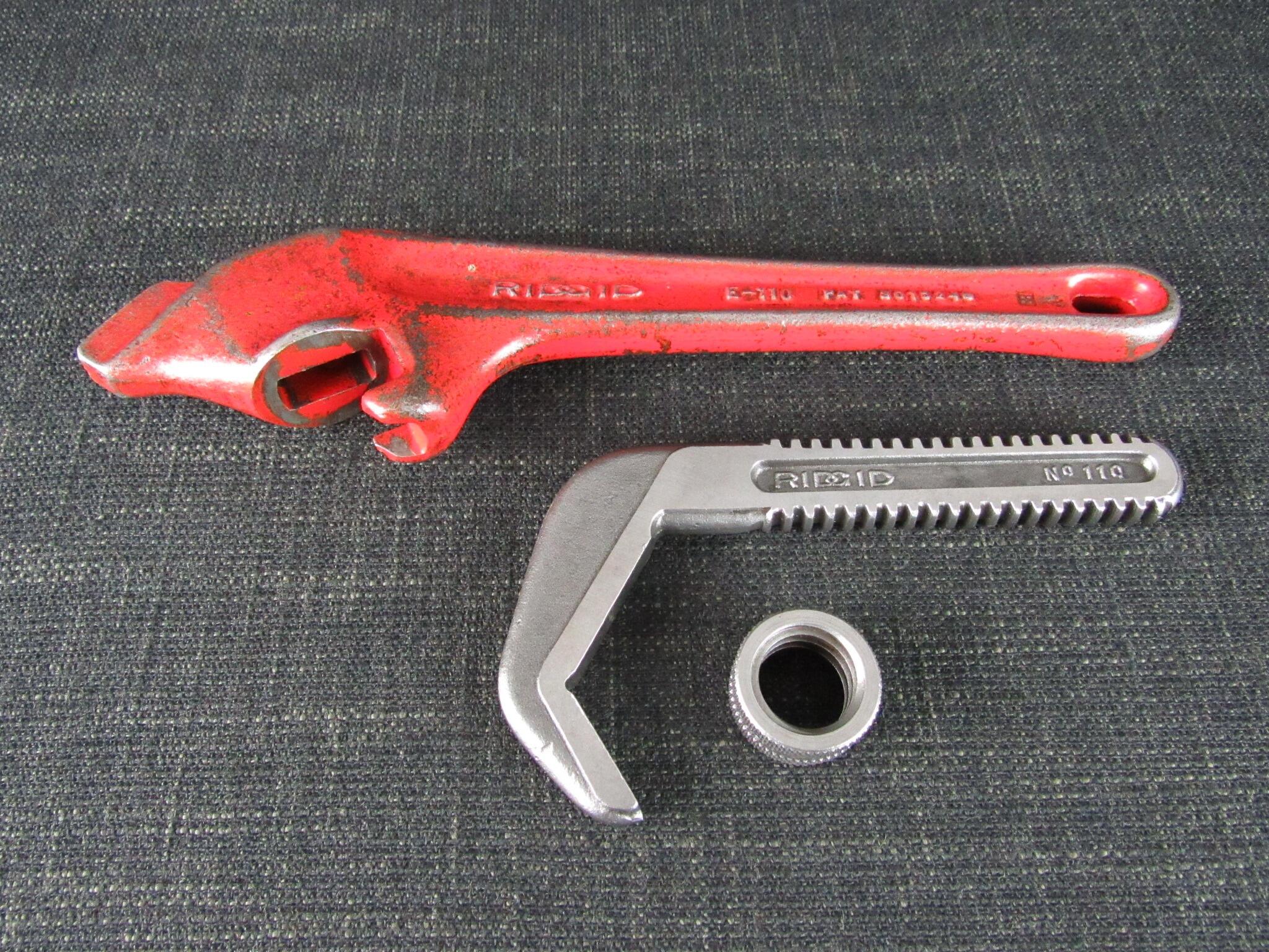 RIDGID E 110 Adjustable Wrench - Spanner - Pipe Wrench