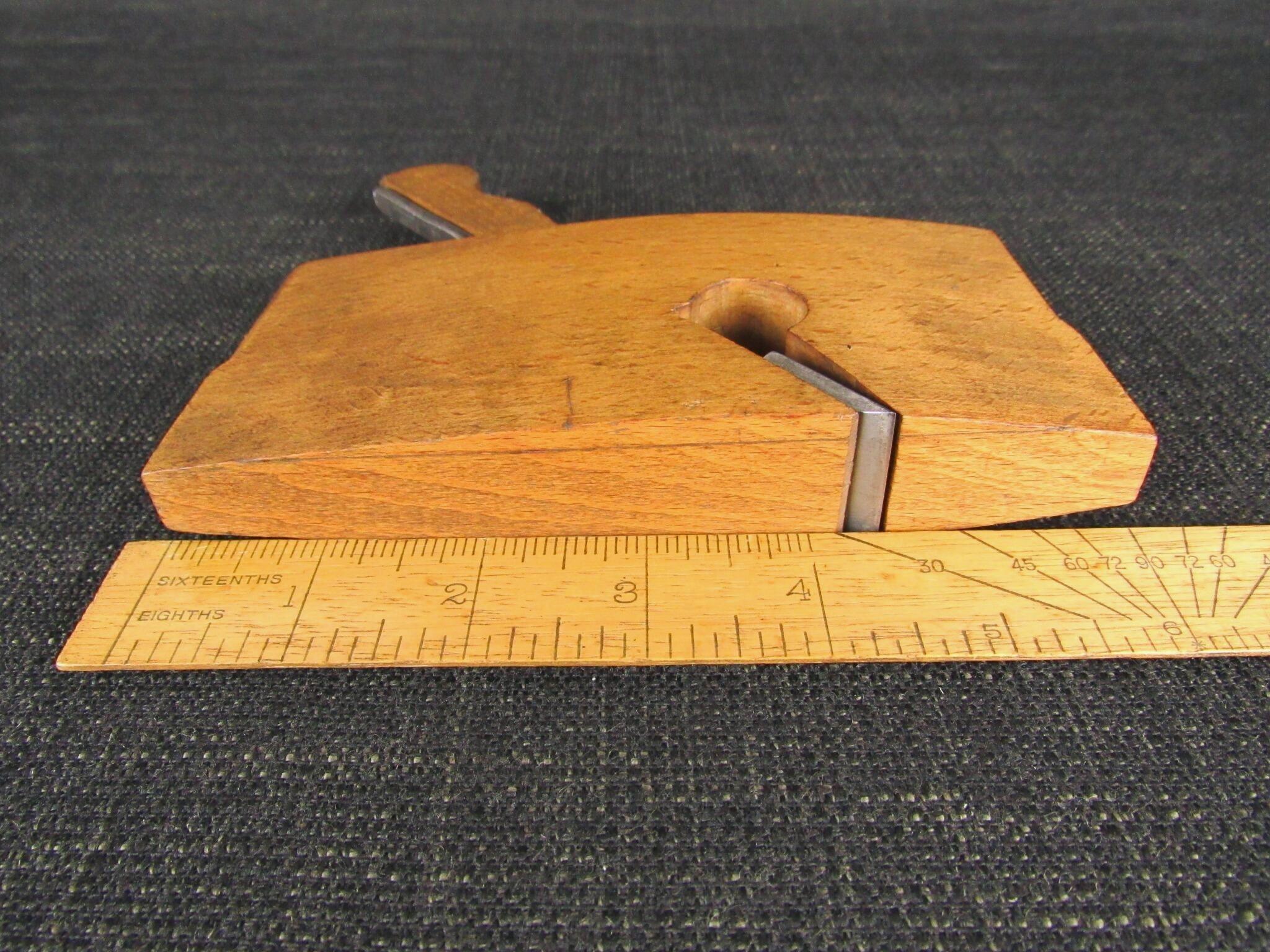 Wooden Square Rebate Thumb Plane