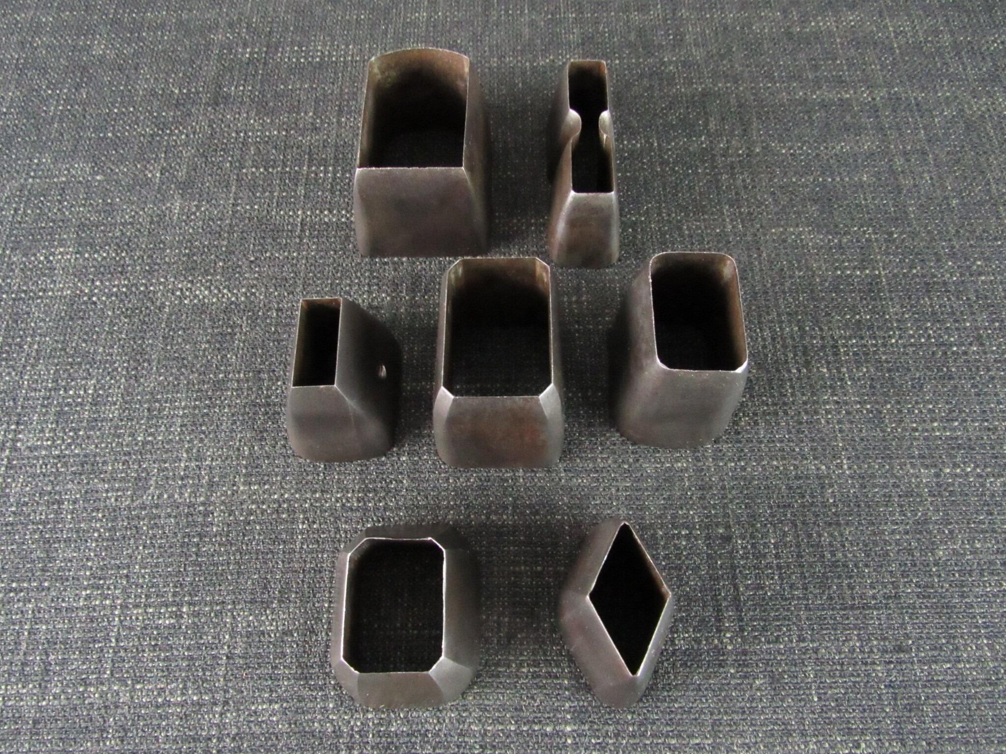 7 Vintage Leather Cutting Dies or Punches