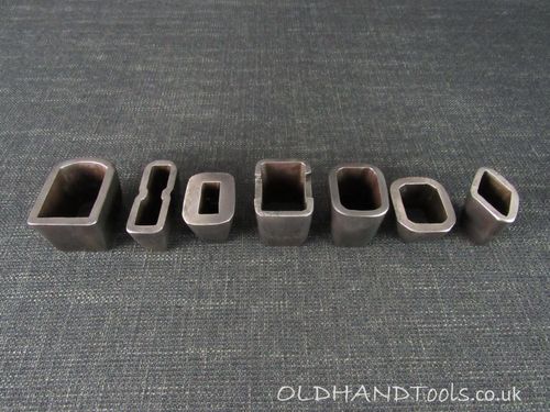 7 Vintage Leather Cutting Dies or Punches