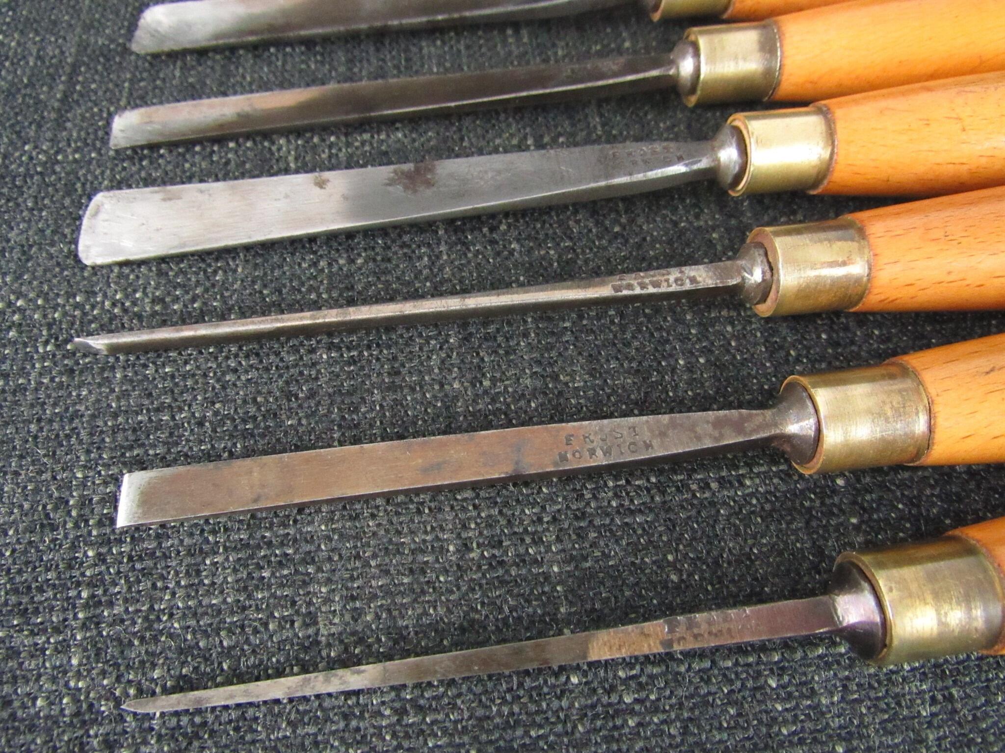 16 FROST of Norwich Carving Tools