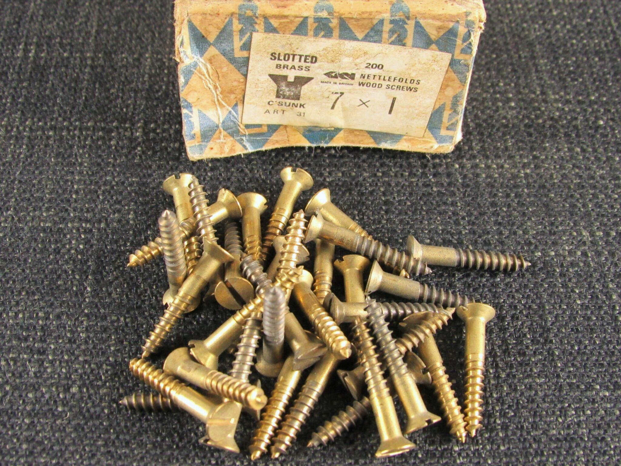 7 x 1 Brass CSK