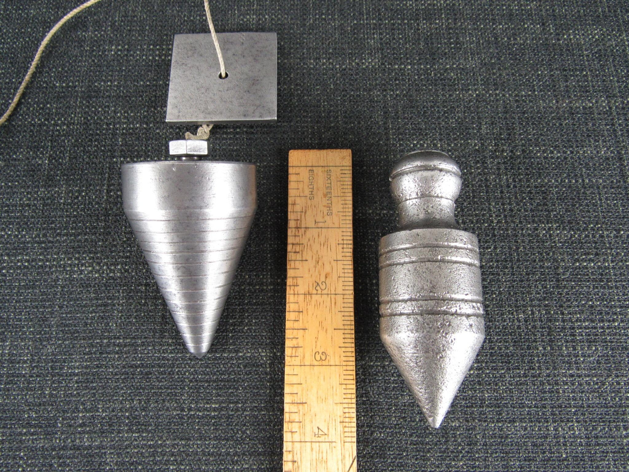 2 European Plumb Bobs