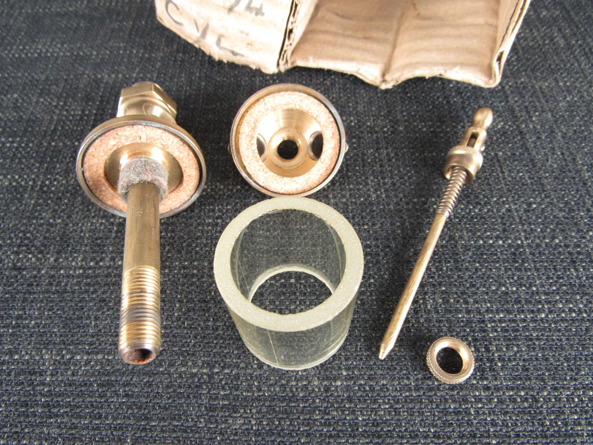 Vintage Brass Drip Feed Lubricator - New Old Stock