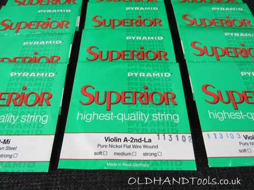 15 PYRAMID Superior Violin Strings - New Old Stock