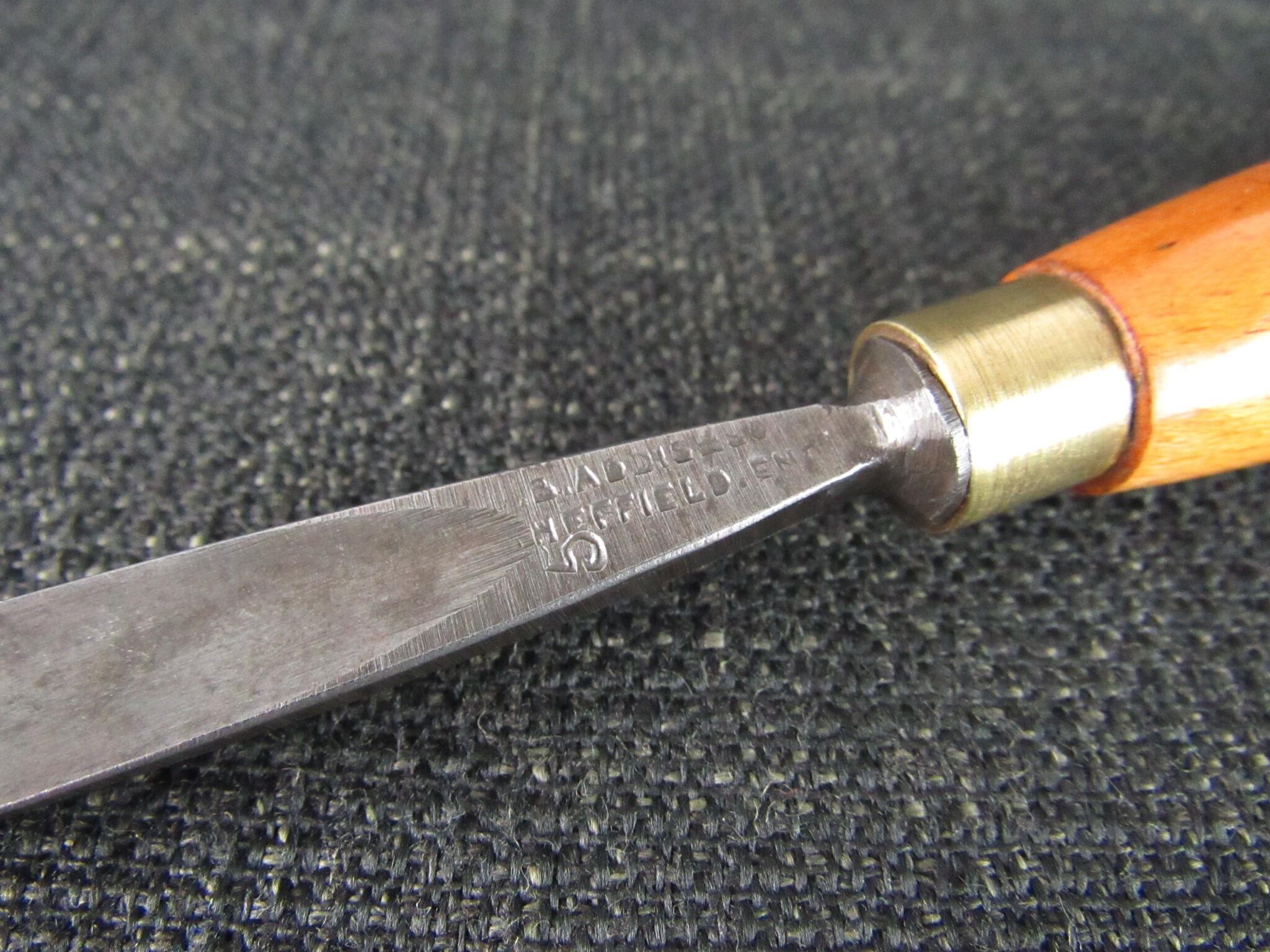 JB ADDIS 7/16 inch No 5 Carving Gouge