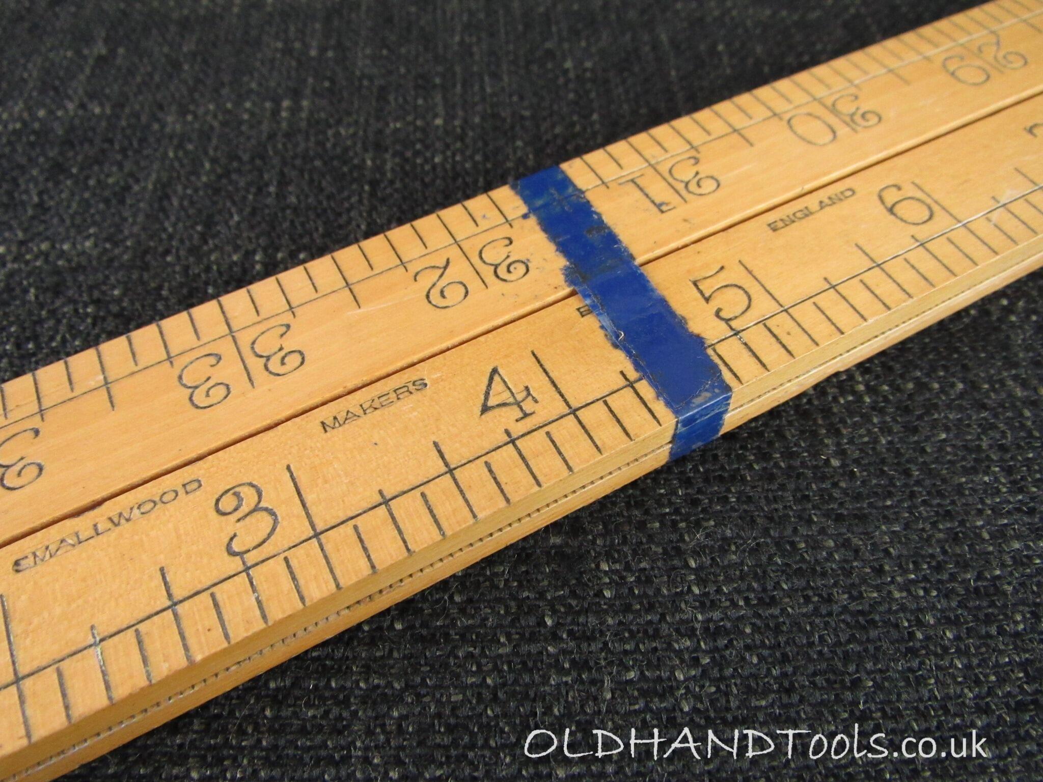 3 foot 4 fold SMALLWOOD Boxwood Rule - Unused