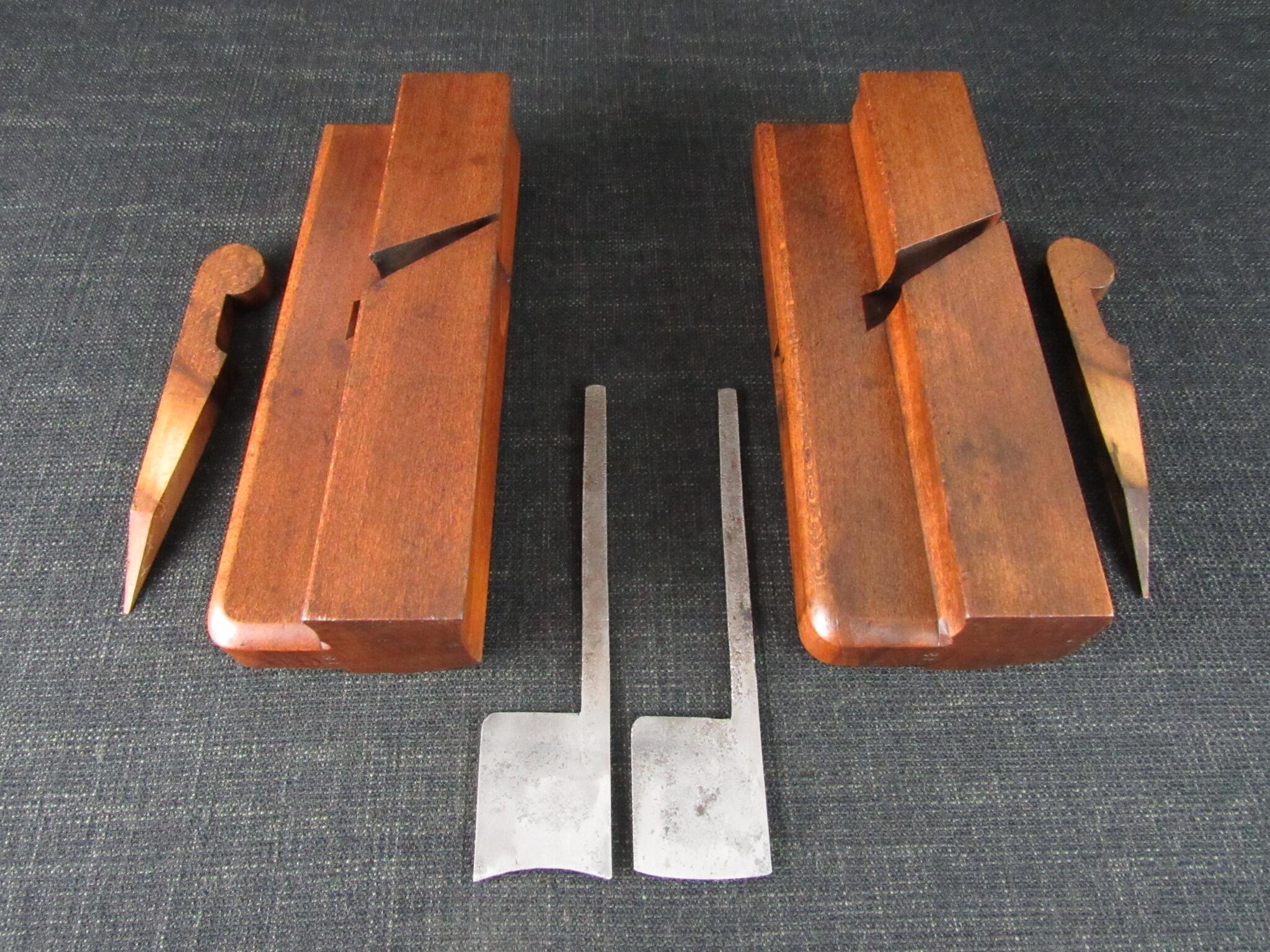 Pair of JOHN GREEN No 18 Hollow & Round Moulding Planes