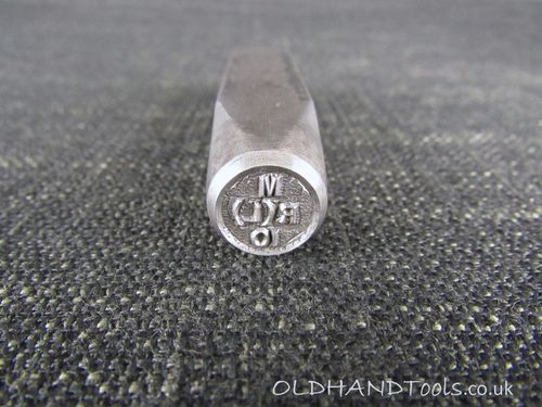 'MR (L) 10' Metal Hand Stamp - Punch - Midland Railway