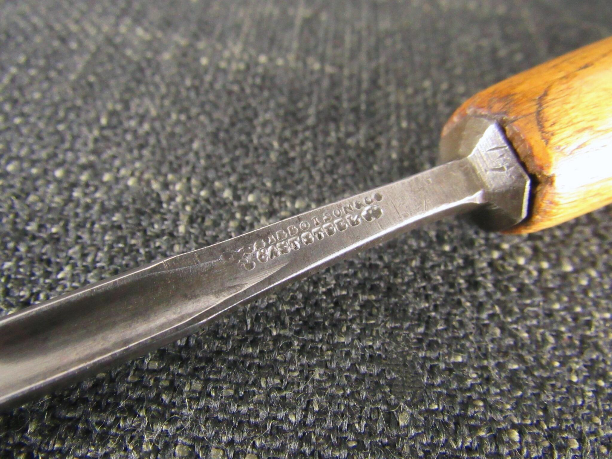 IBBOTSON 3/16 inch Straight Carving Gouge