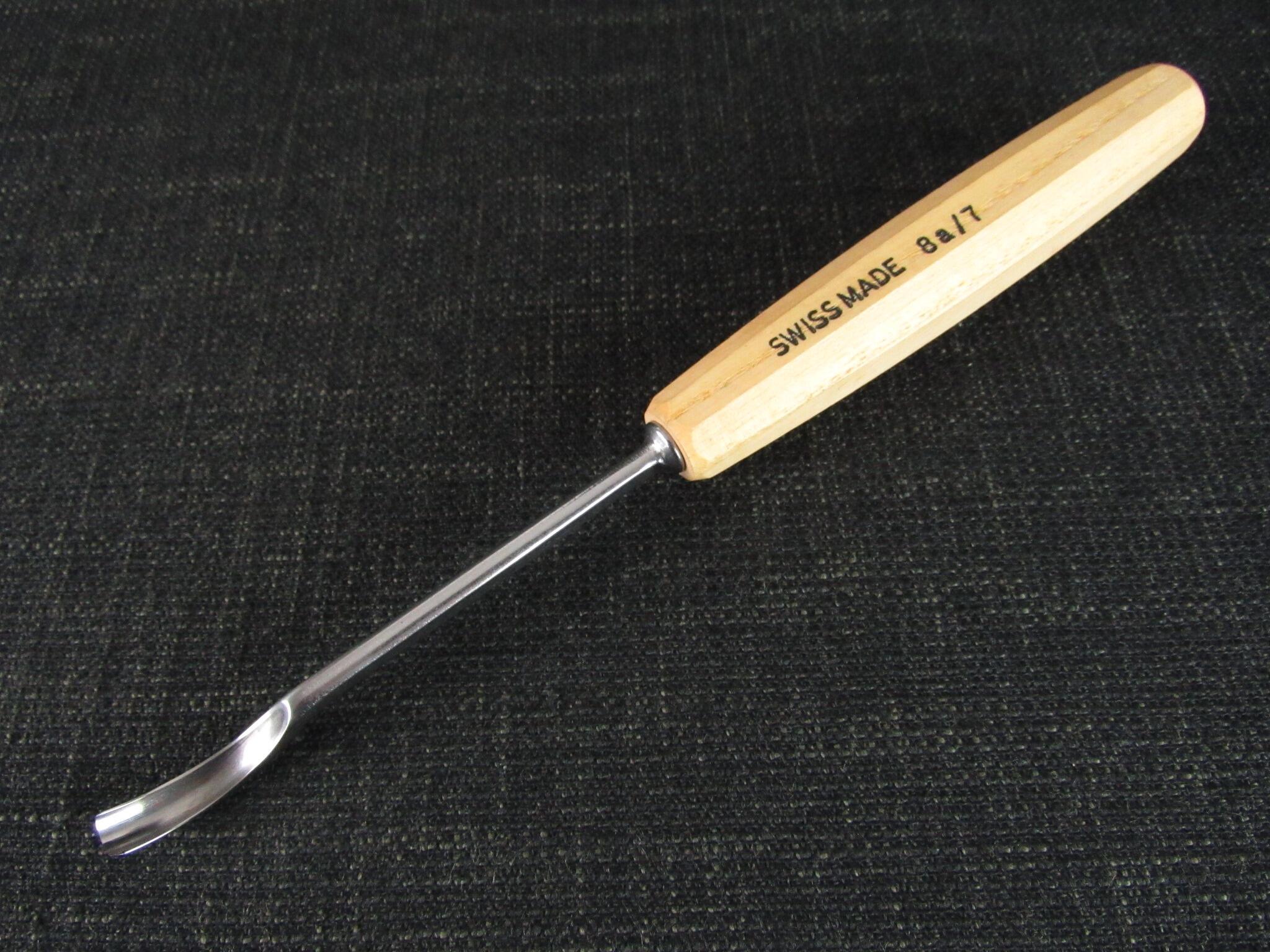 PFEIL Series 8a Spoon Bent Carving Gouge - 7mm