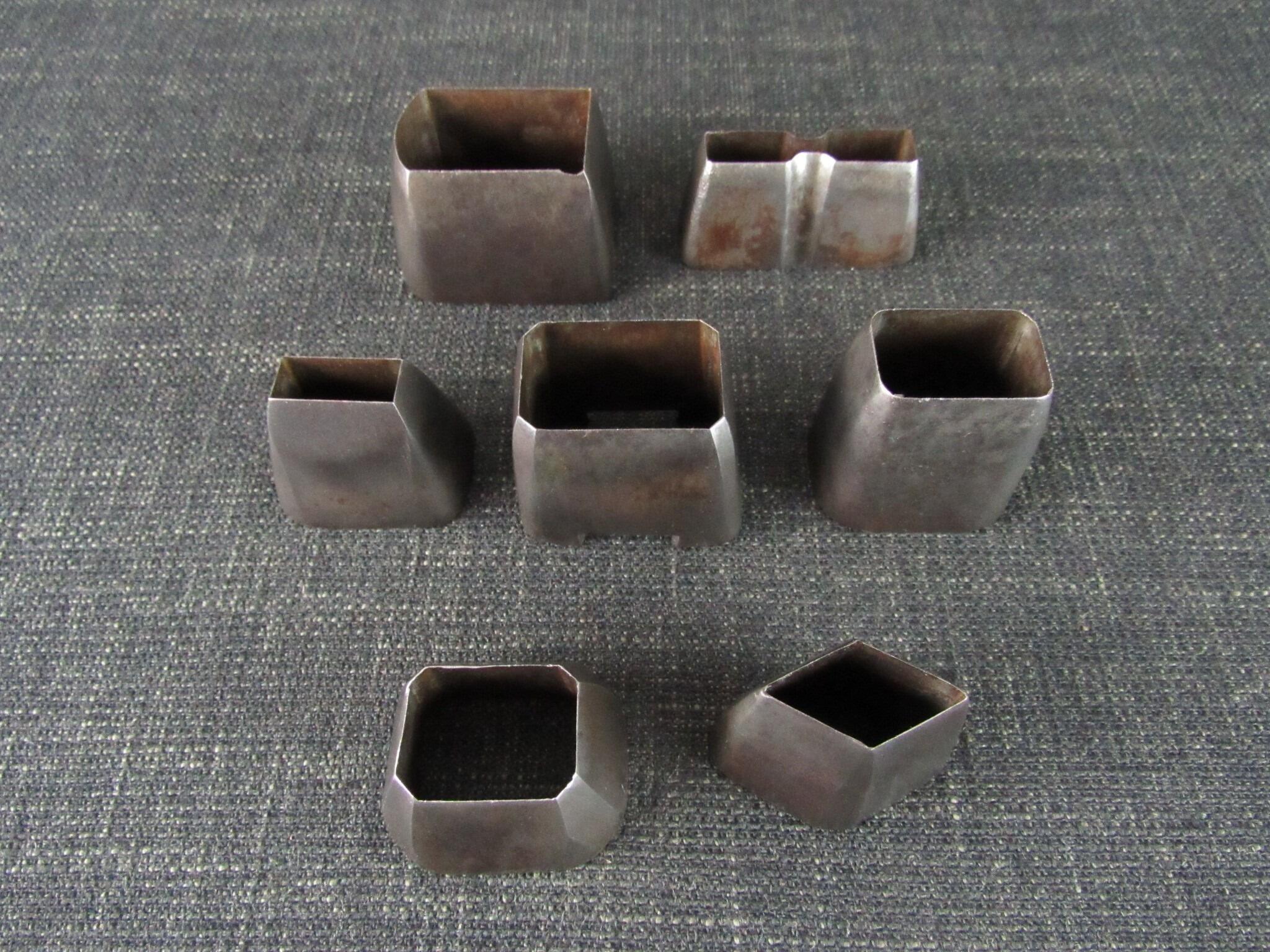 7 Vintage Leather Cutting Dies or Punches