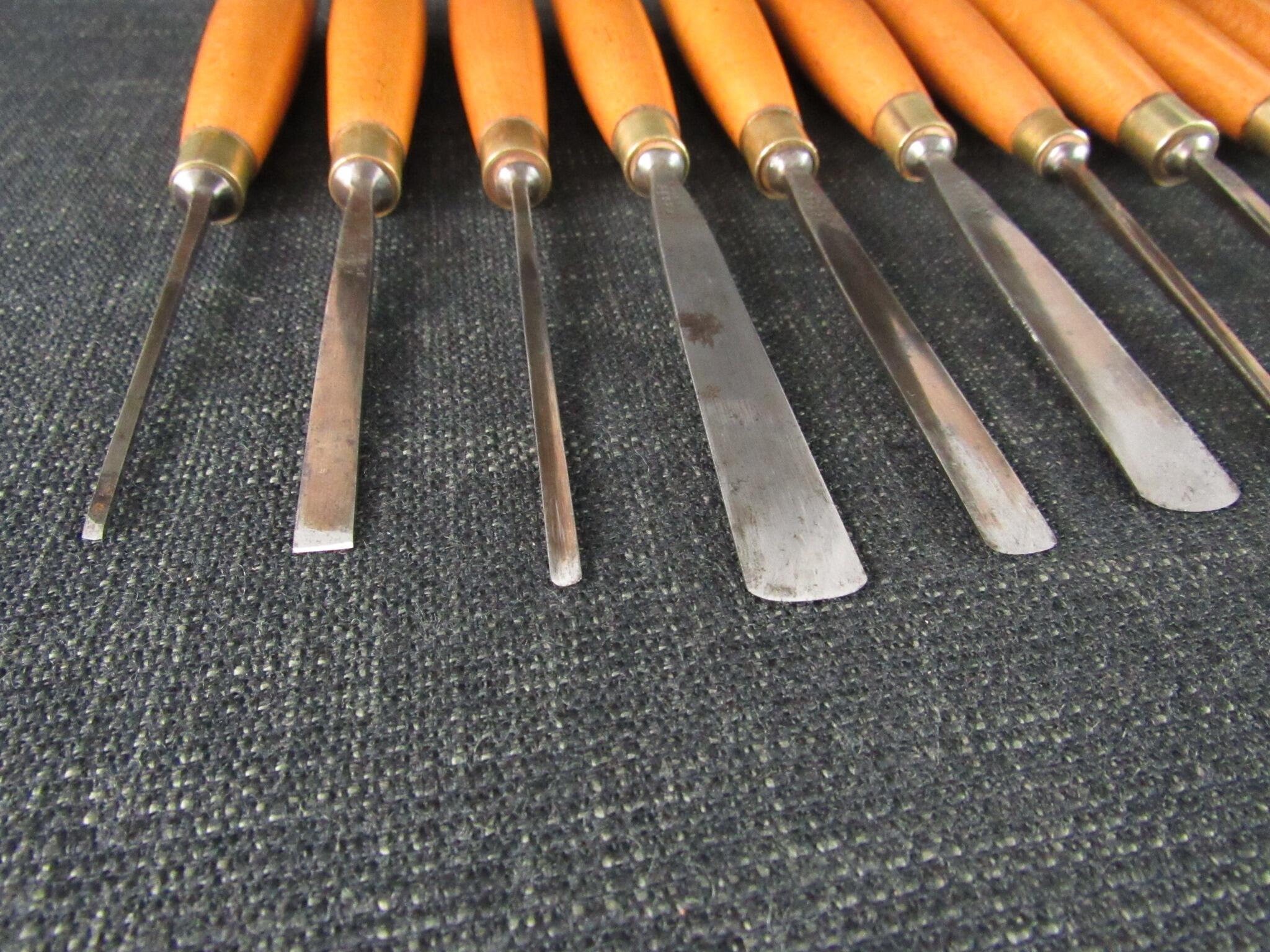 16 FROST of Norwich Carving Tools