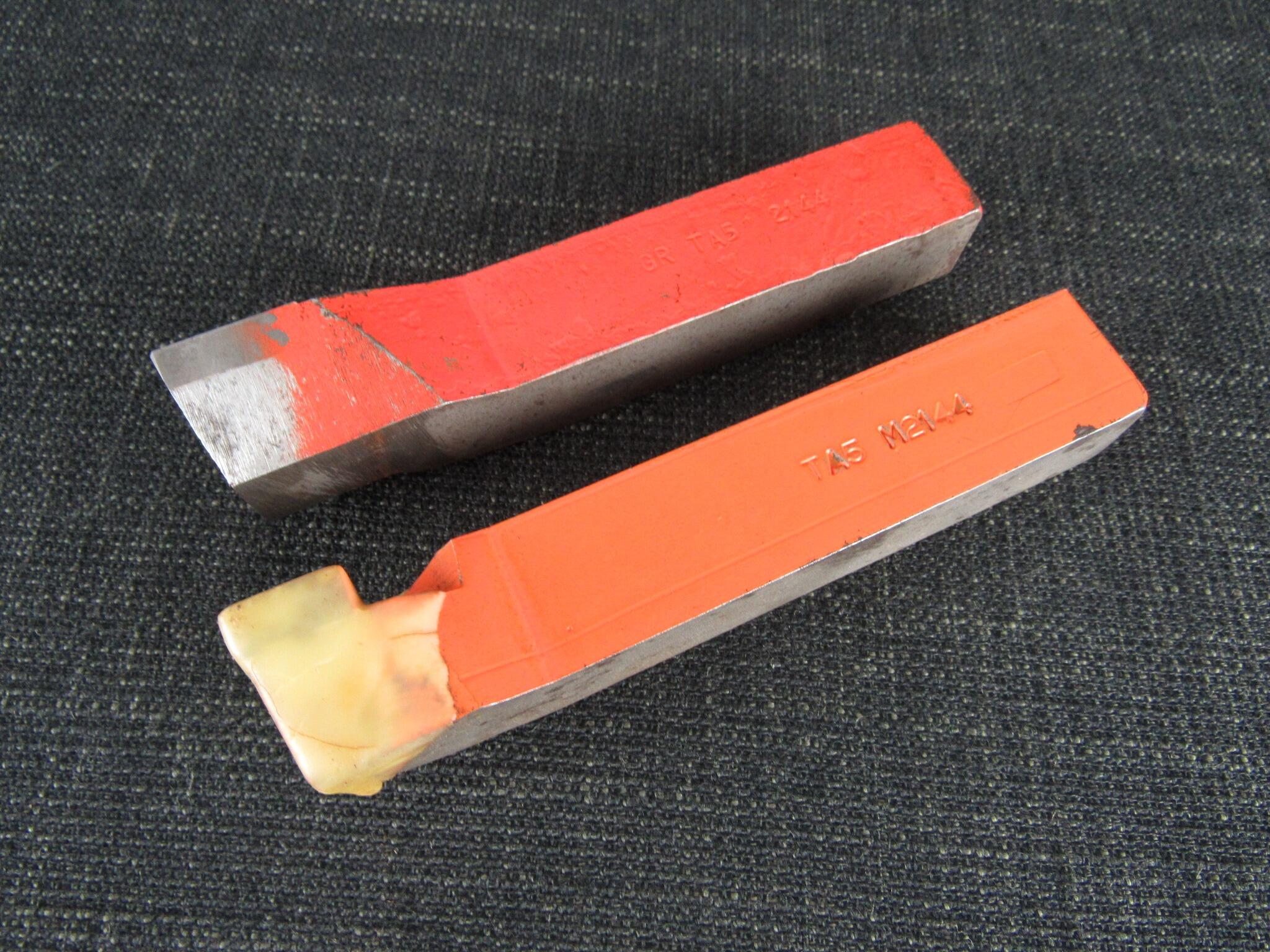 2 Lathe TA5 Cranked Turning Tool Bits - SPEEDICUT MITIA