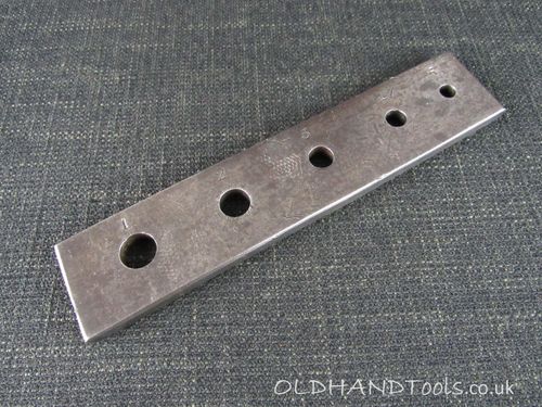 Vintage Dowel Plate - 5 Hole