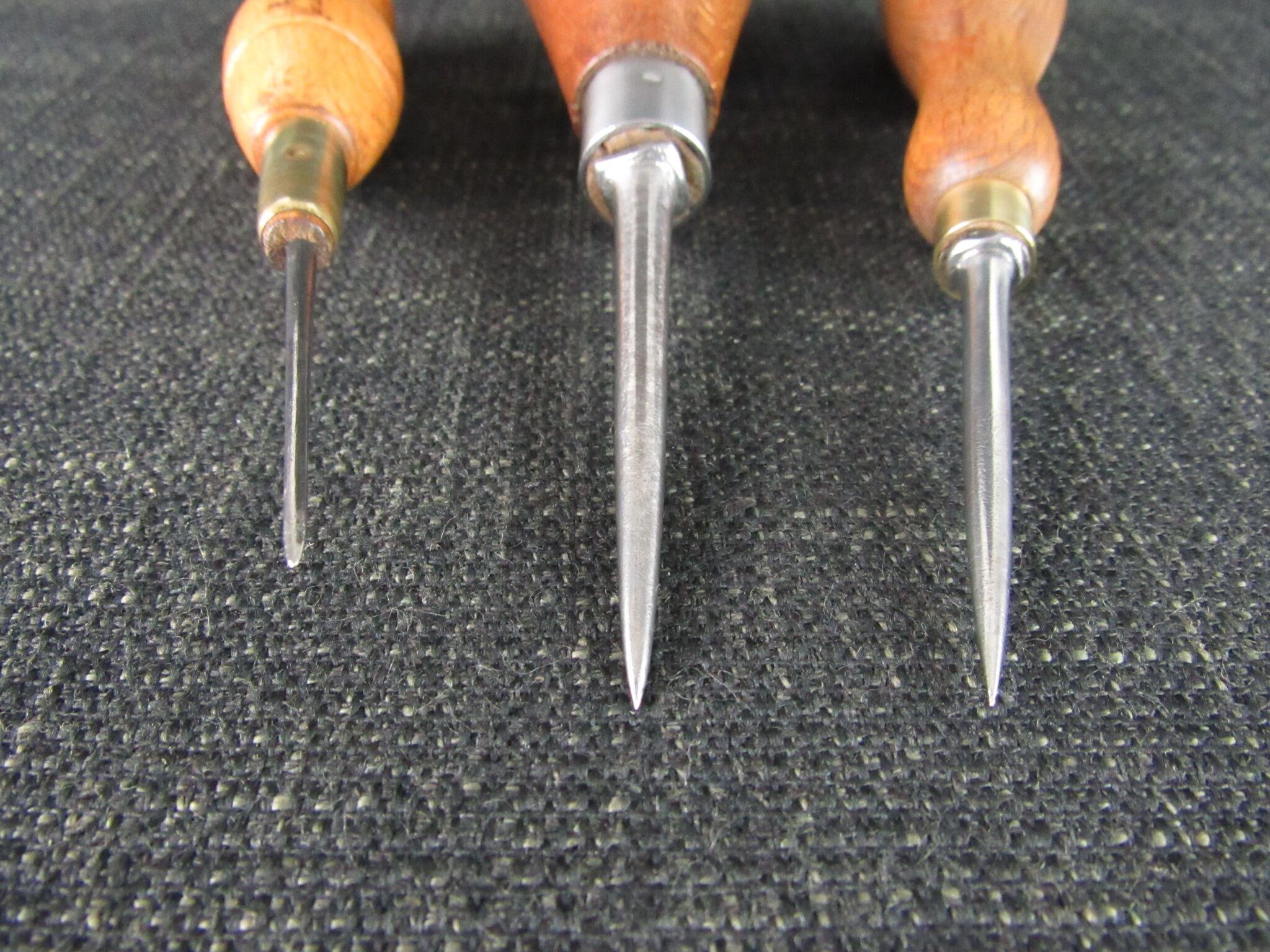 3 Leatherwork Awls