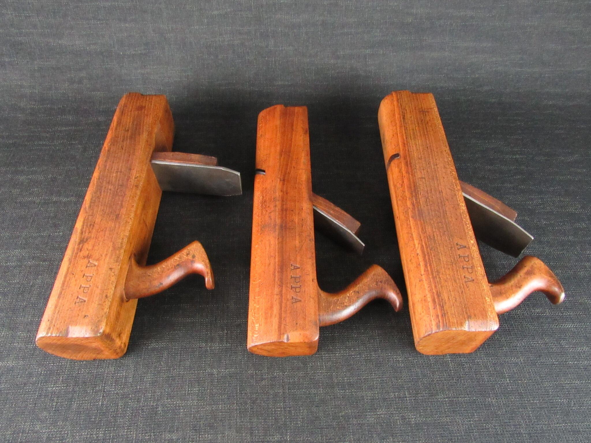 Rare Set of 3 SORBY Gutter Planes
