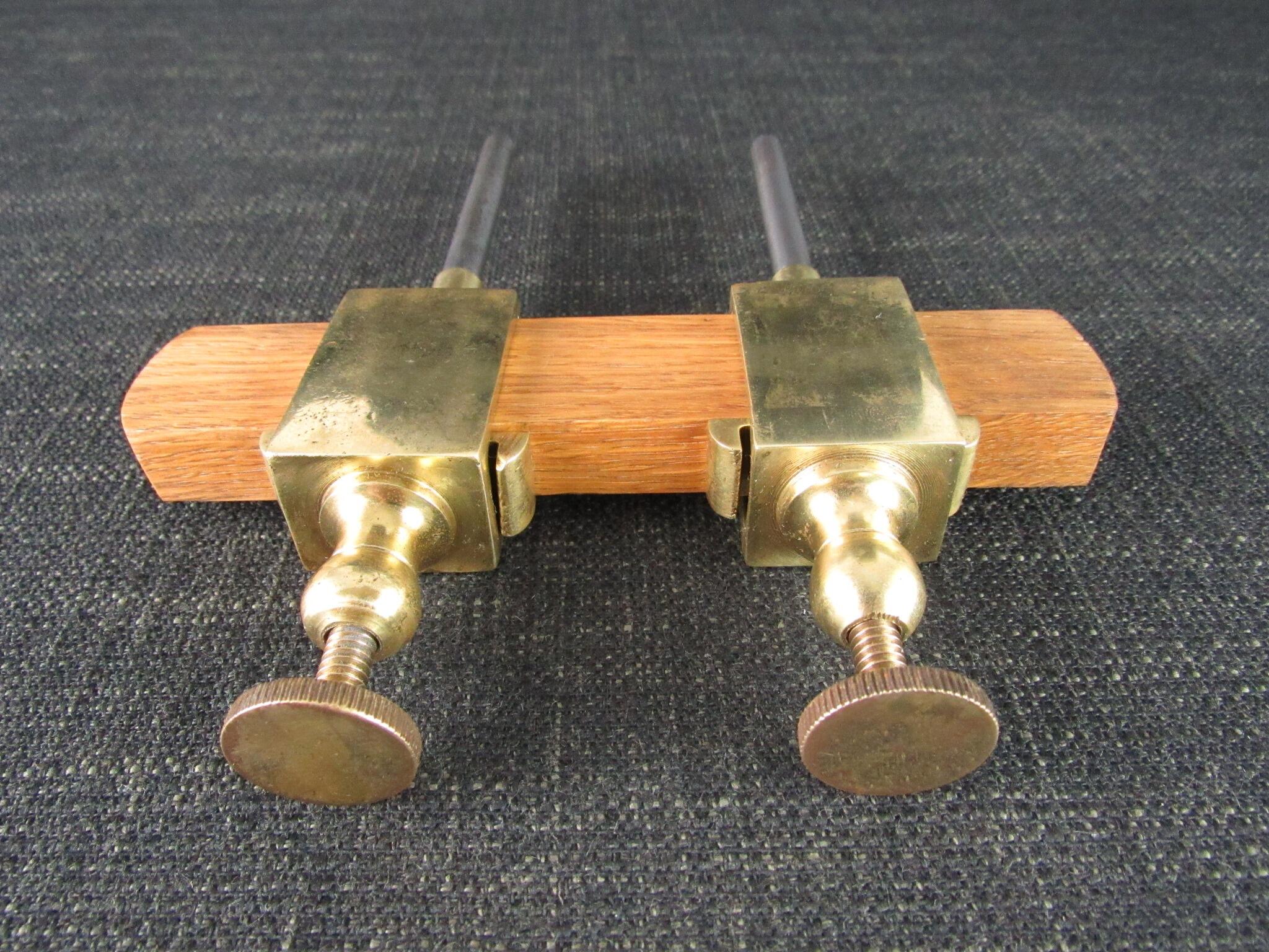 Brass Trammel Heads with Steel Points