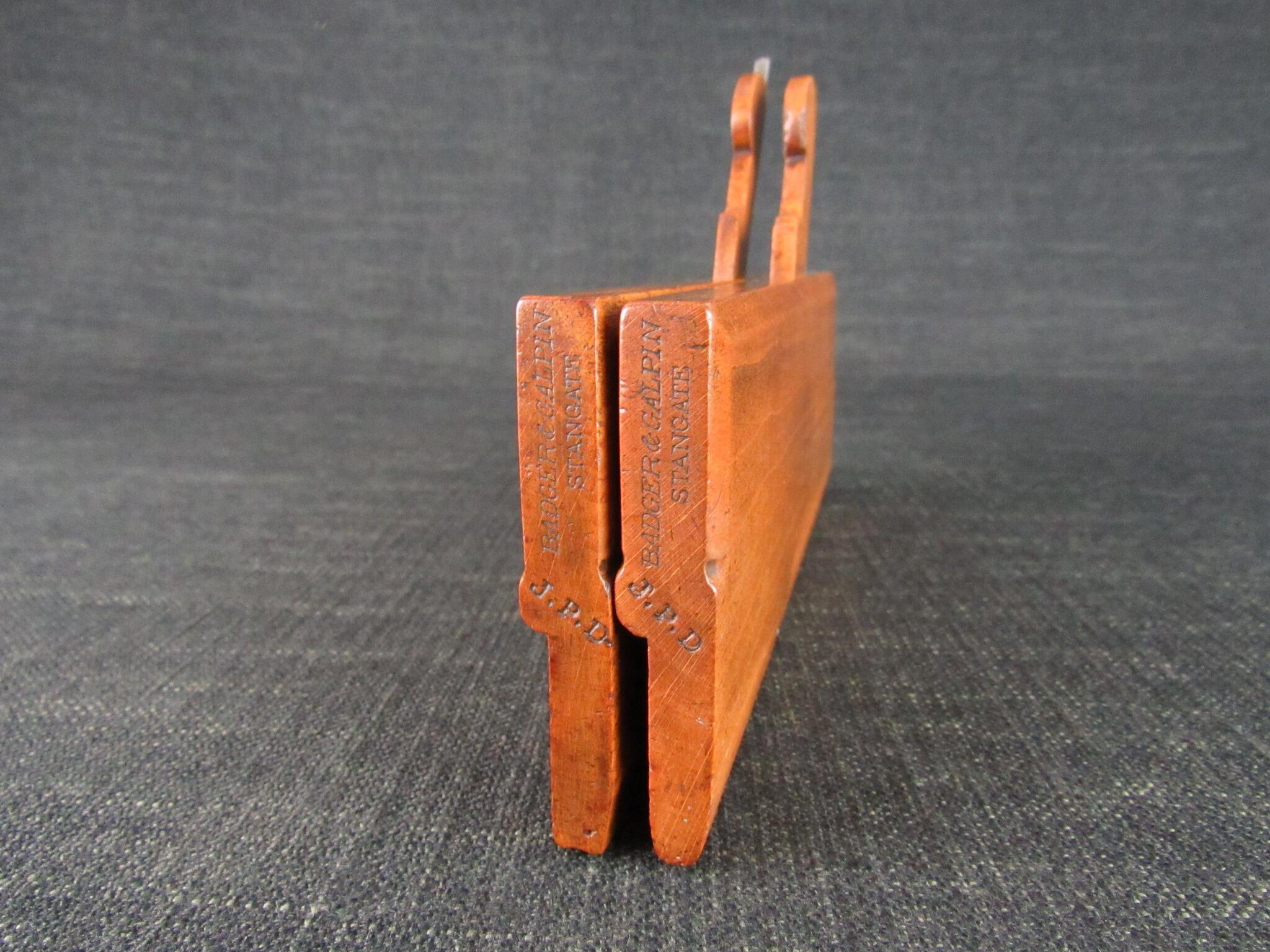 BADGER & GALPIN No 2 Hollow & Round Moulding Planes