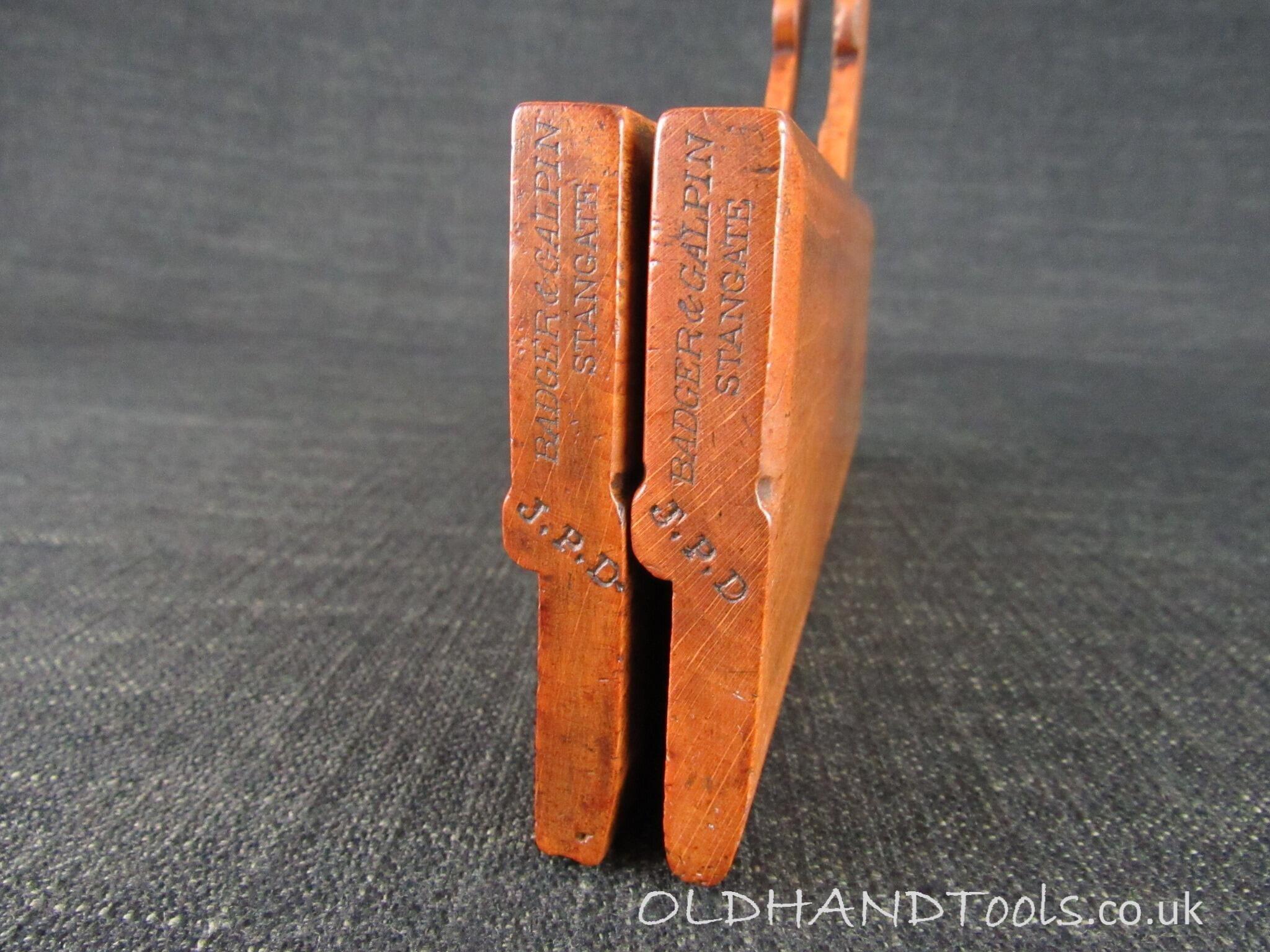BADGER & GALPIN No 2 Hollow & Round Moulding Planes