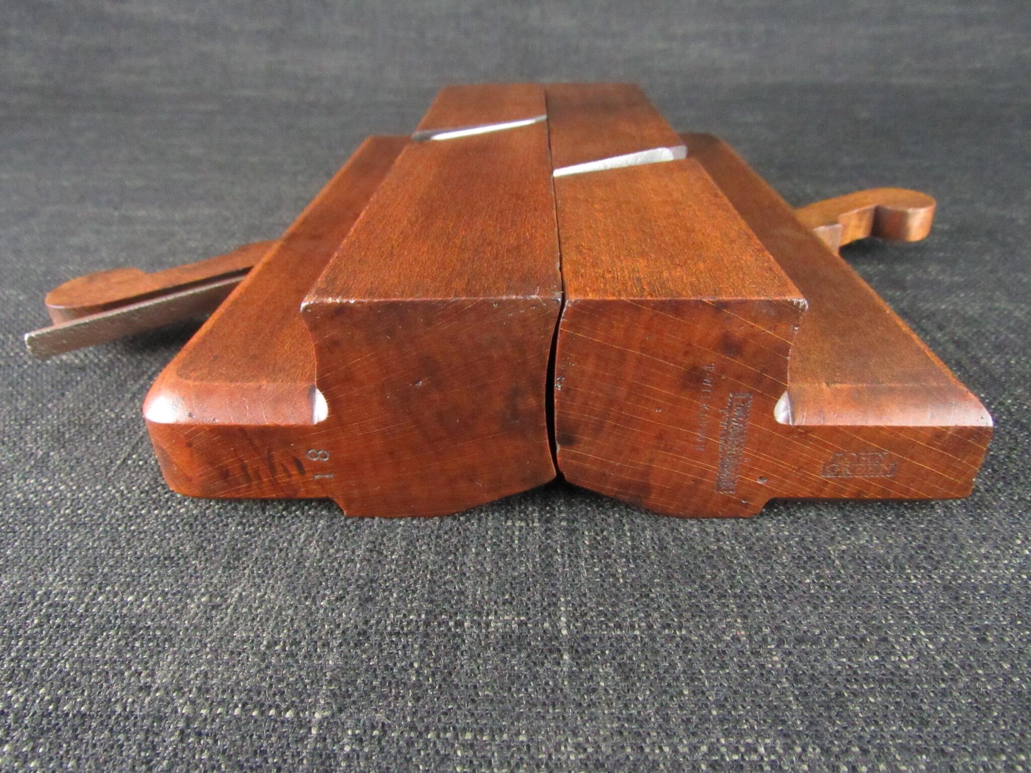 Pair of JOHN GREEN No 18 Hollow & Round Moulding Planes
