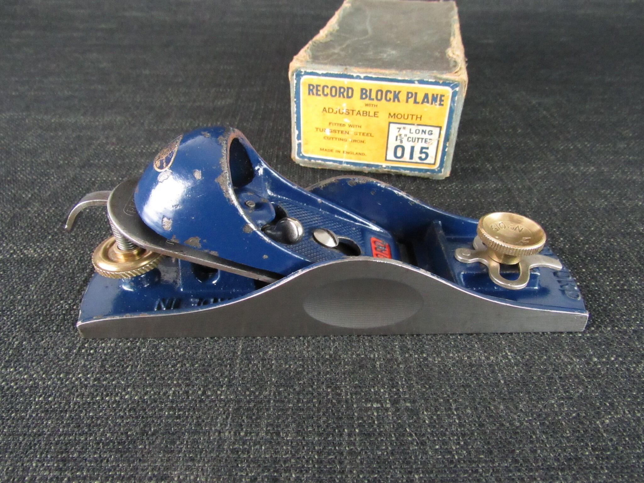 RECORD 015 Block Plane