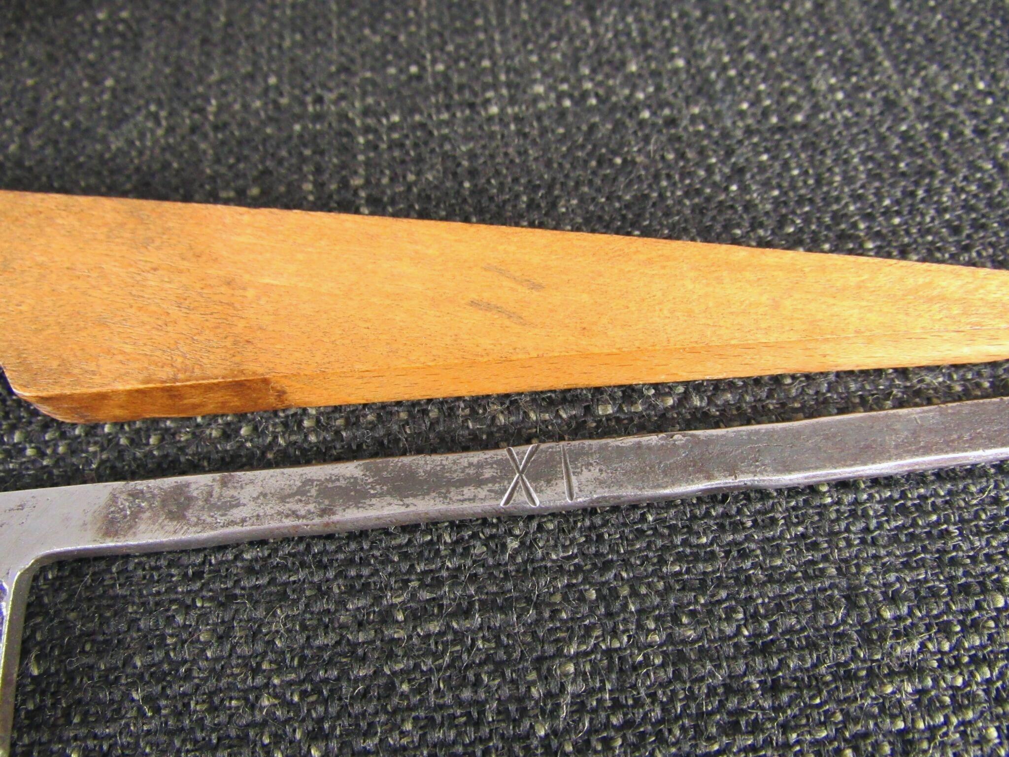 No 12 Hollow Moulding Plane - Overstamped W MARPLES