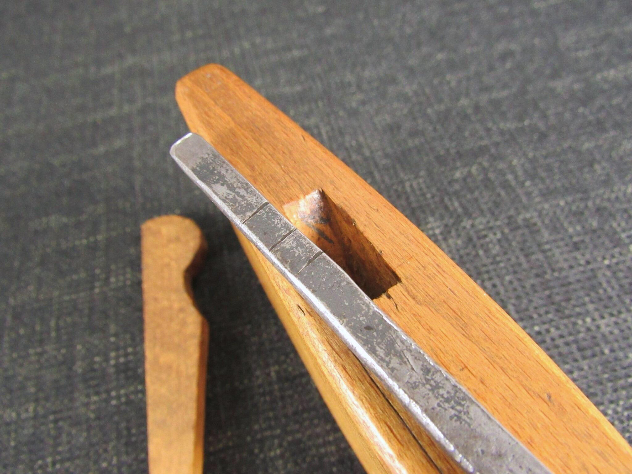 Wooden Square Rebate Thumb Plane