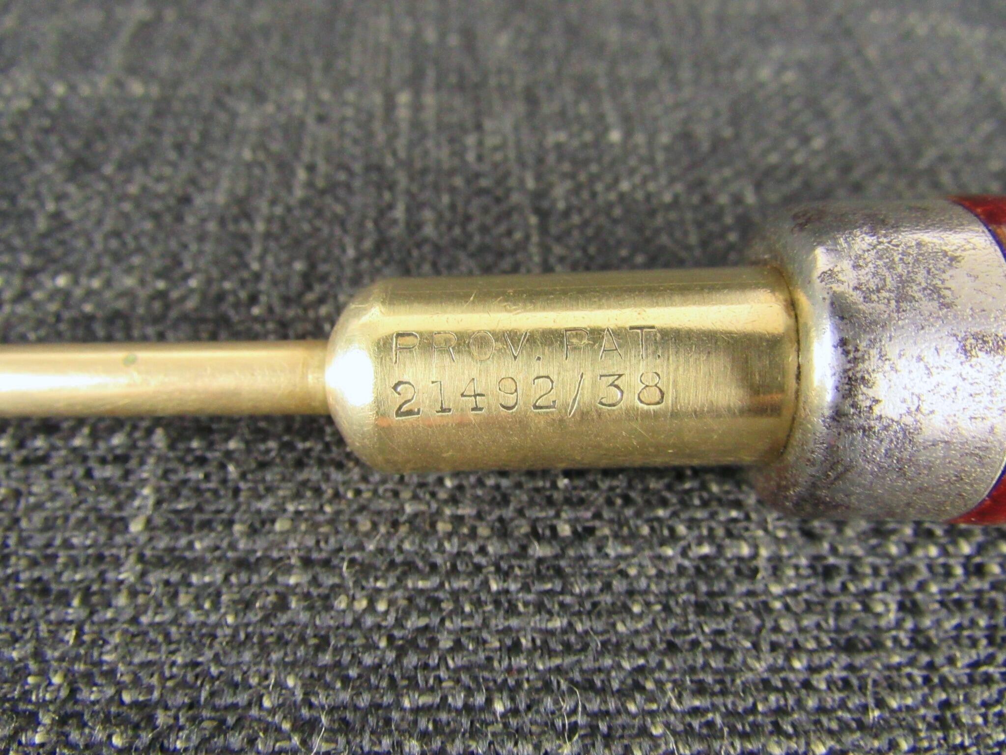 Rampin or Pushpin marked PROV PAT 21492/38