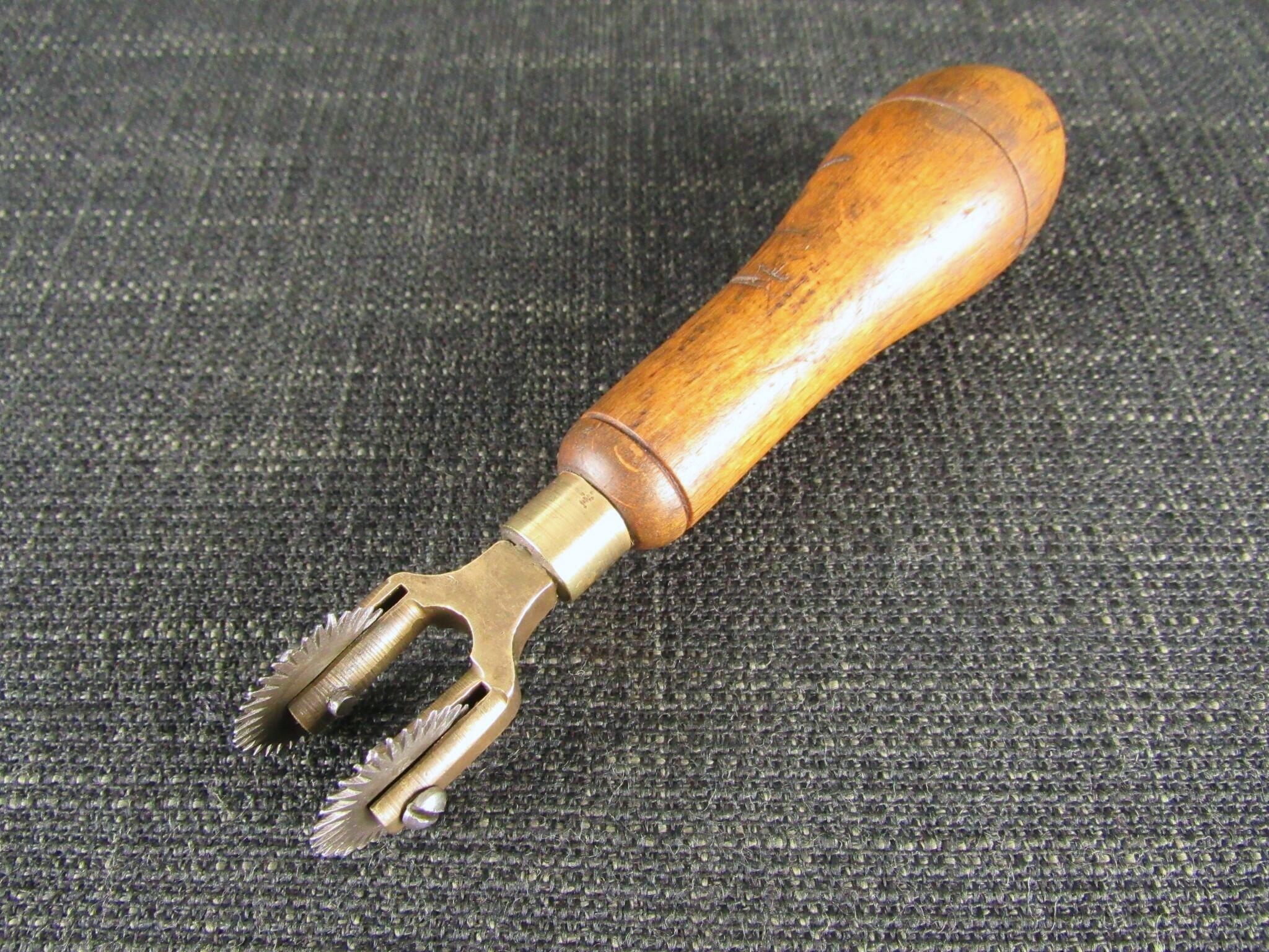 Vintage Double Pricking Wheel or Stitching Wheel