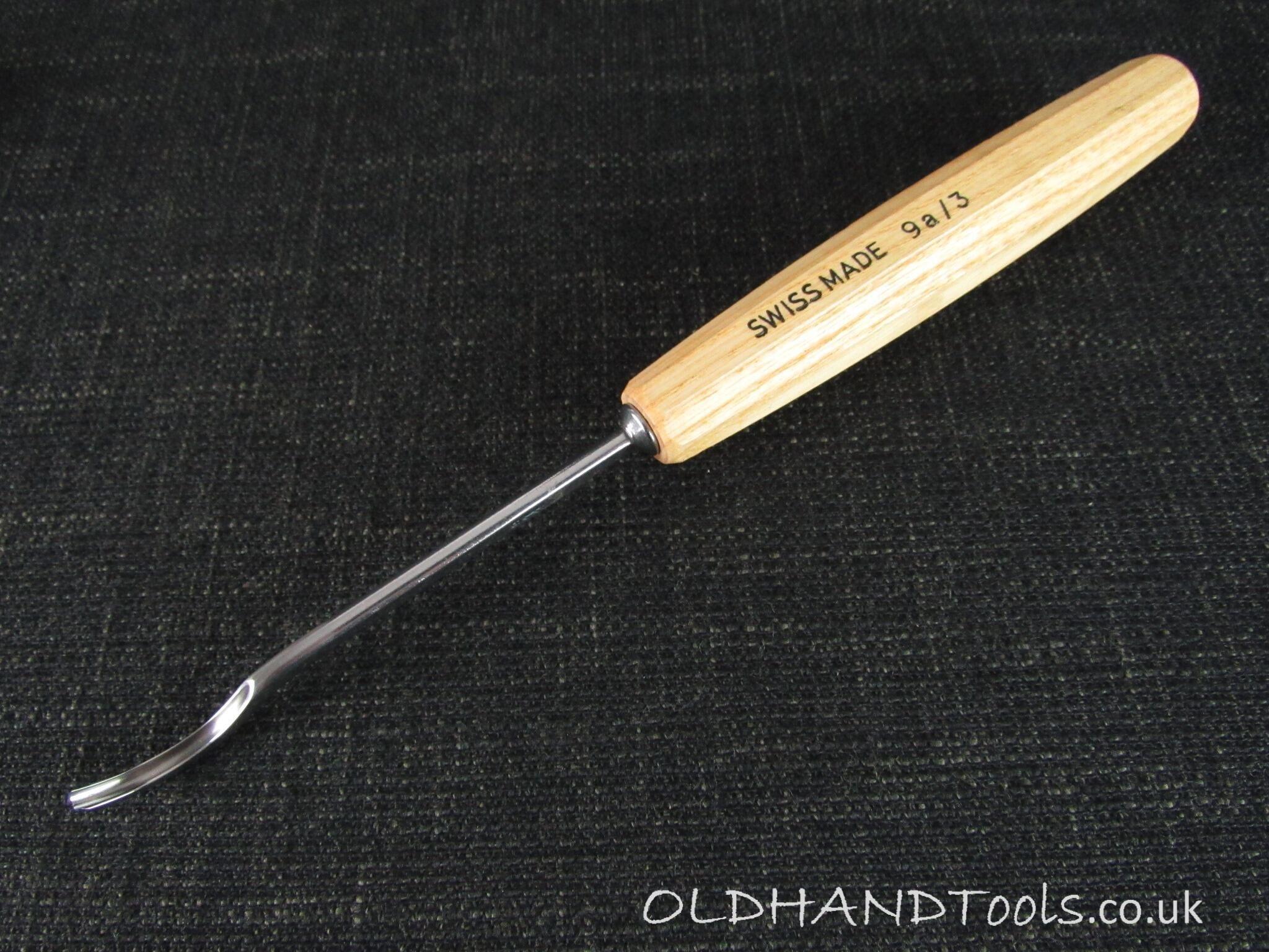 PFEIL Series 9a Spoon Bent Carving Gouge - 3mm