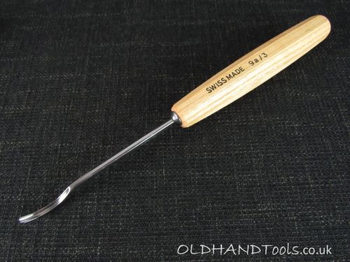 PFEIL Series 9a Spoon Bent Carving Gouge - 3mm