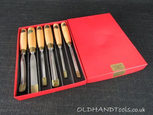 ASHLEY ILES Supplementary Set 1 of 6 Carving Tools - Unused