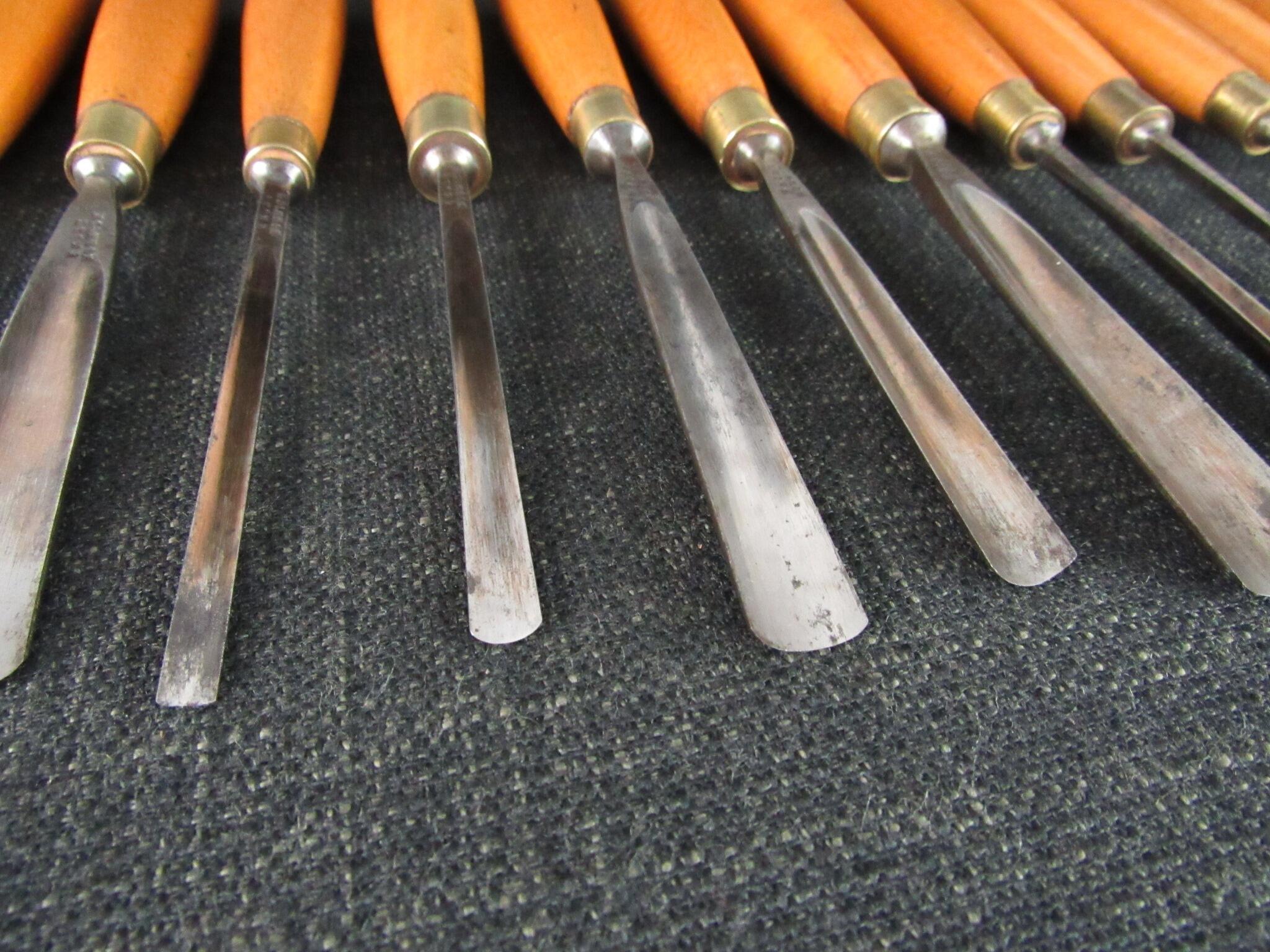 16 FROST of Norwich Carving Tools